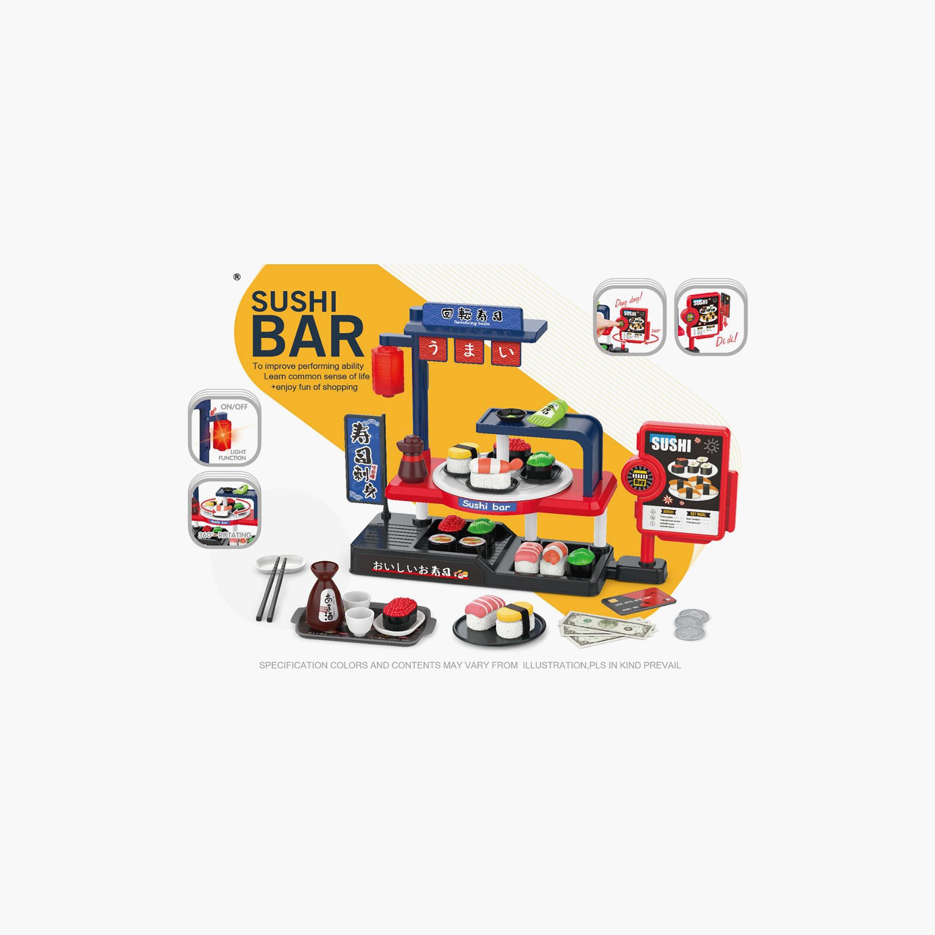 Mini Panda Mini Sushi Bar Pretend Play Set - 3 Years+-toys-roleplay-playfoods-image-7