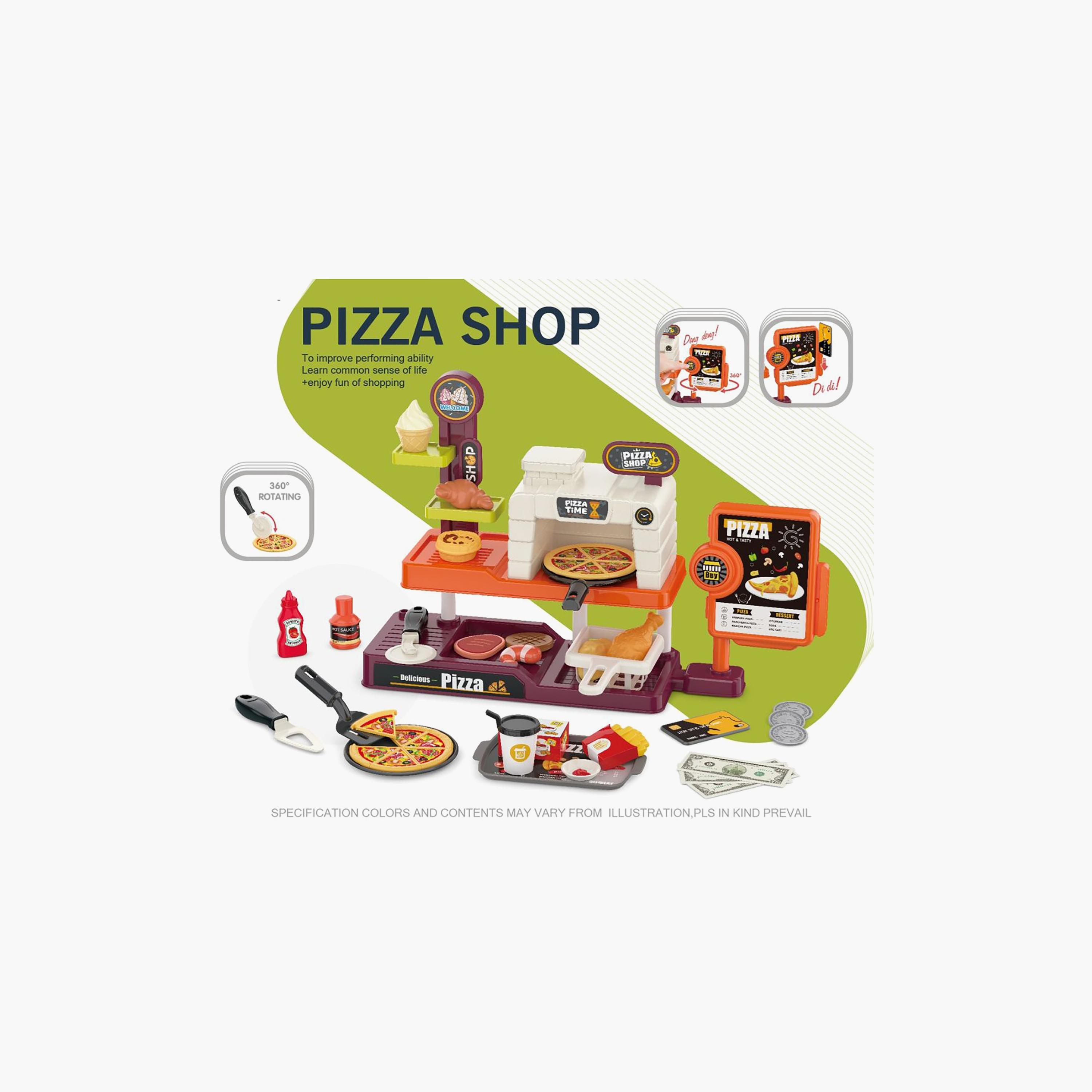مجموعة لعب البيتزا الصغيرة ميني باندا - 3 سنوات فما فوق-toys-roleplay-playfoods-image-9