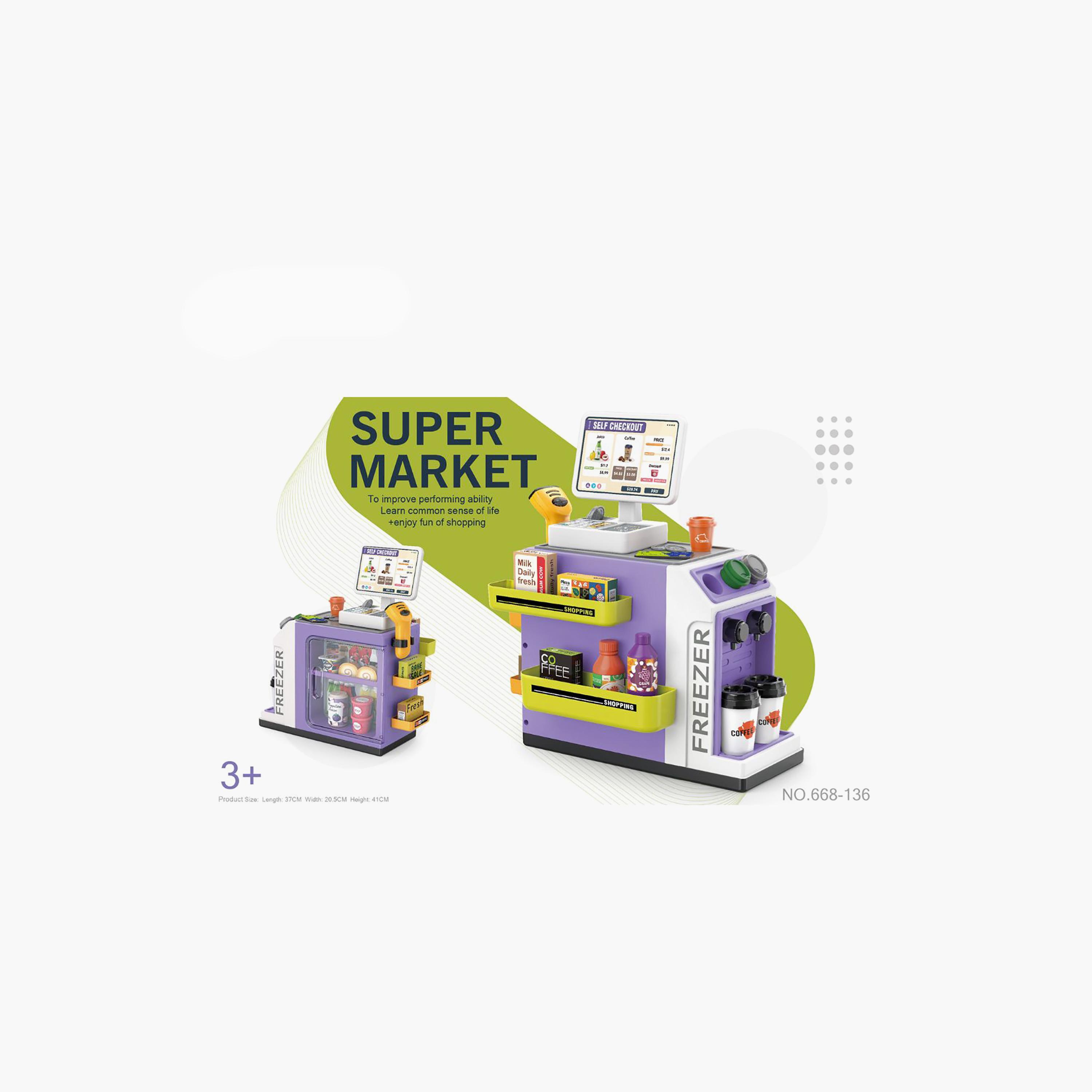 مجموعة لعب السوبر ماركت الصغير ميني باندا - 3 سنوات فما فوق-toys-roleplay-supermarketandshoppingsets-image-3