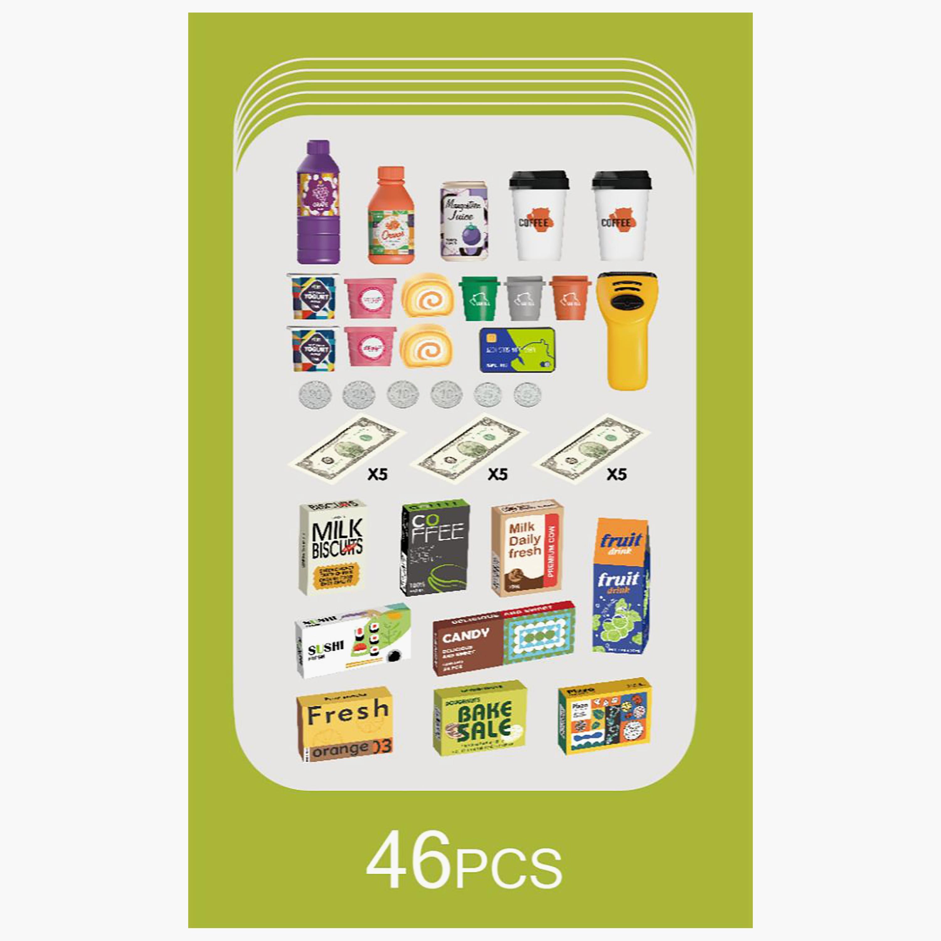 مجموعة لعب السوبر ماركت الصغير ميني باندا - 3 سنوات فما فوق-toys-roleplay-supermarketandshoppingsets-image-4