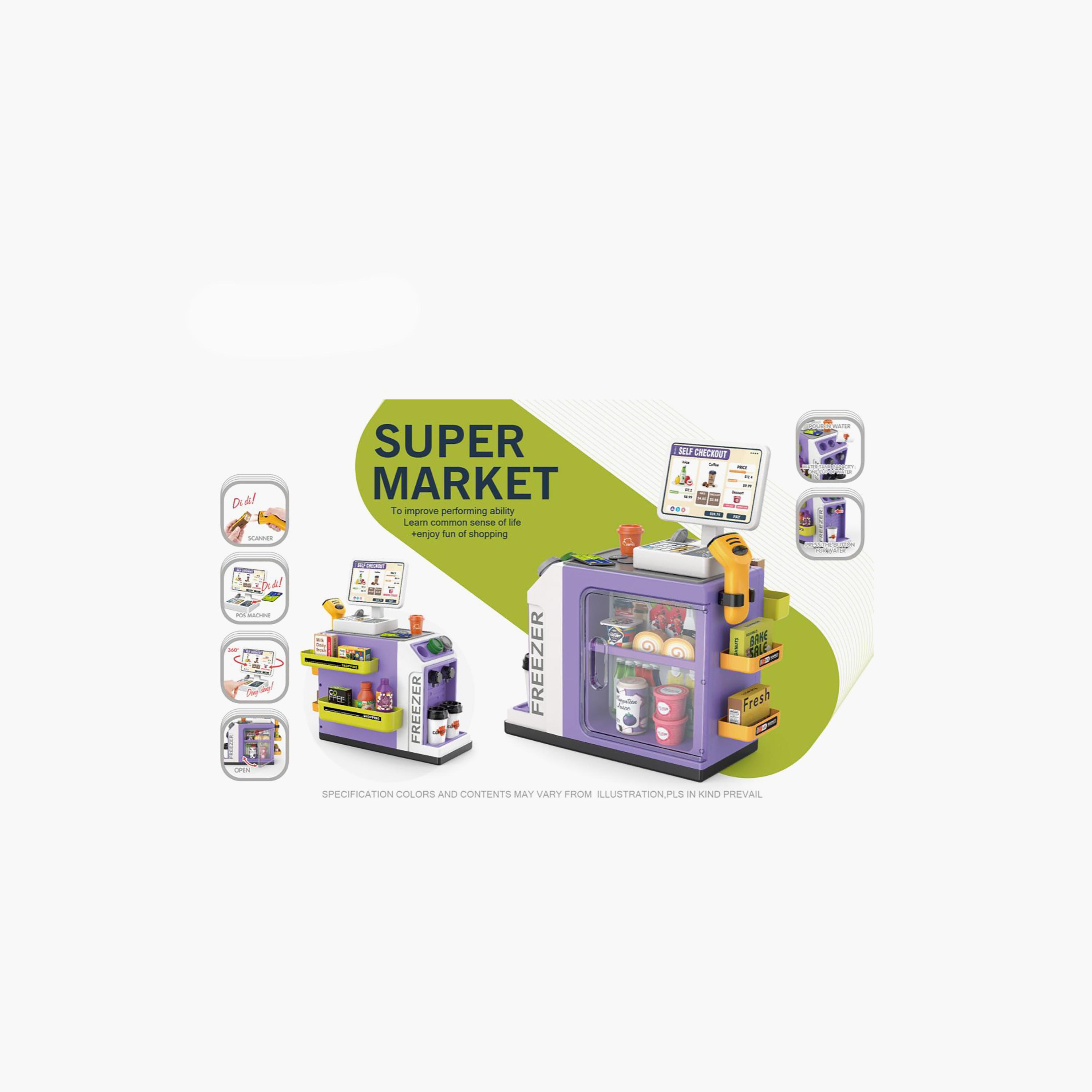 مجموعة لعب السوبر ماركت الصغير ميني باندا - 3 سنوات فما فوق-toys-roleplay-supermarketandshoppingsets-image-5