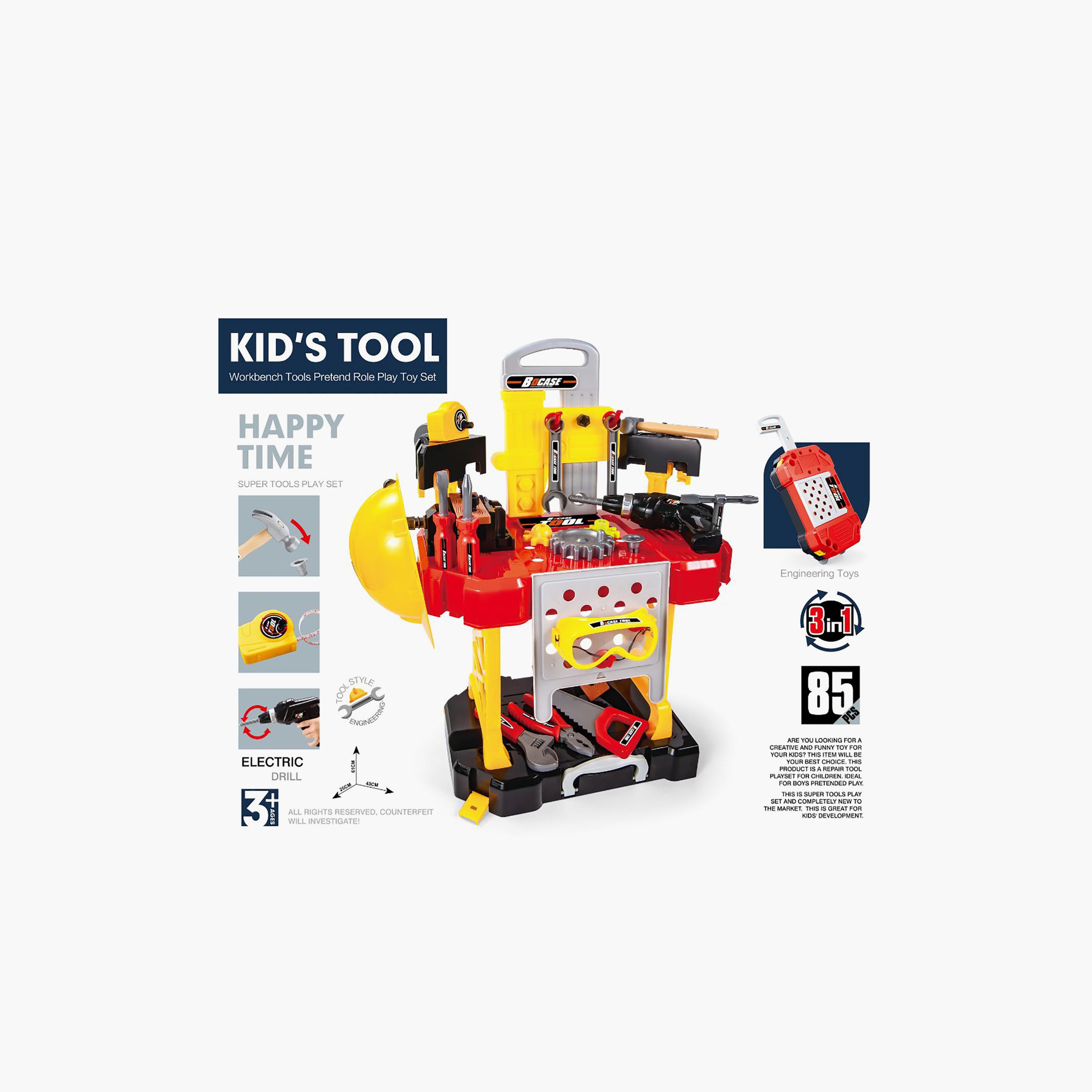 مقعد أدوات كهربائي متعدد الوظائف من ميني باندا - 3 سنوات فما فوق-toys-roleplay-toolsandconstructionsets-image-2