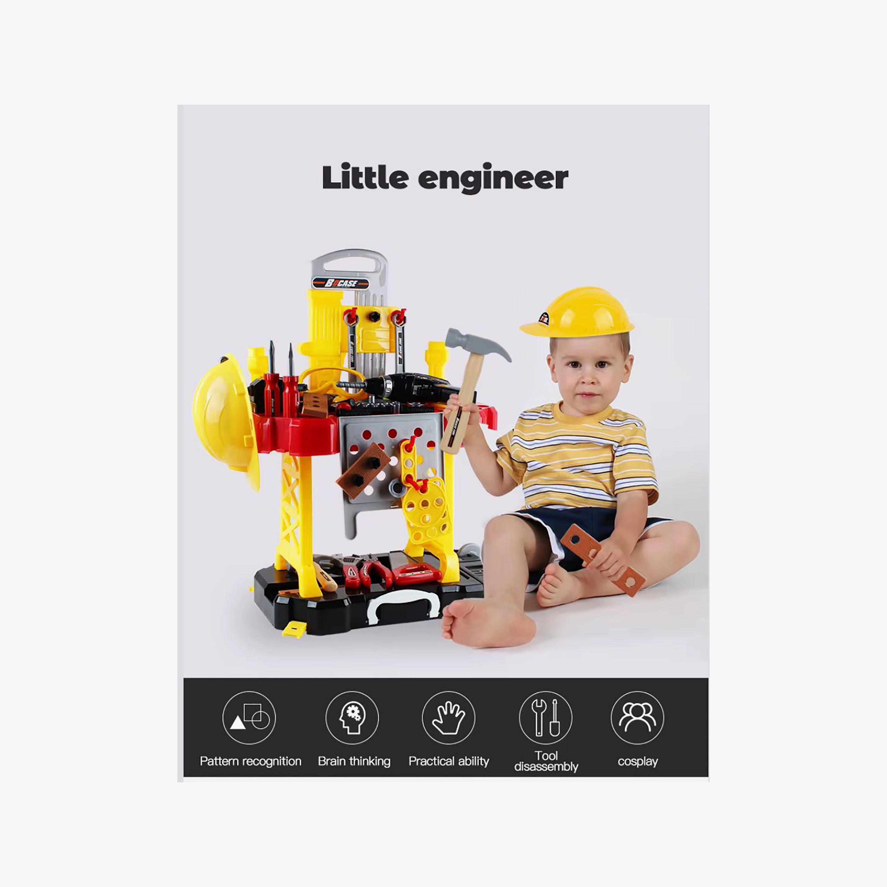 مقعد أدوات كهربائي متعدد الوظائف من ميني باندا - 3 سنوات فما فوق-toys-roleplay-toolsandconstructionsets-image-6
