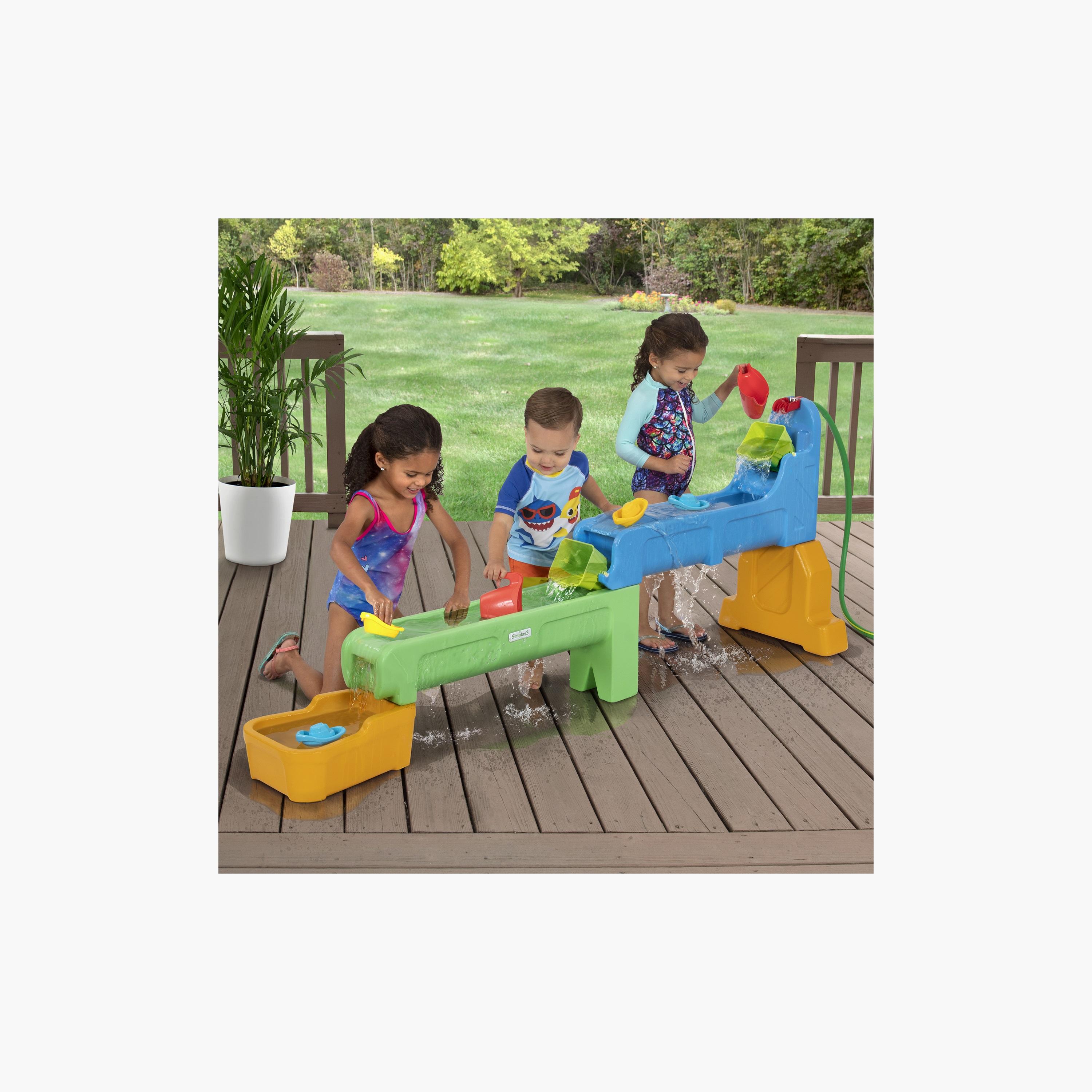 Simplay3 Rushing River Falls Water Play Table - 1½ + Years-toys-outdoor-poolandbeach-pools-image-4