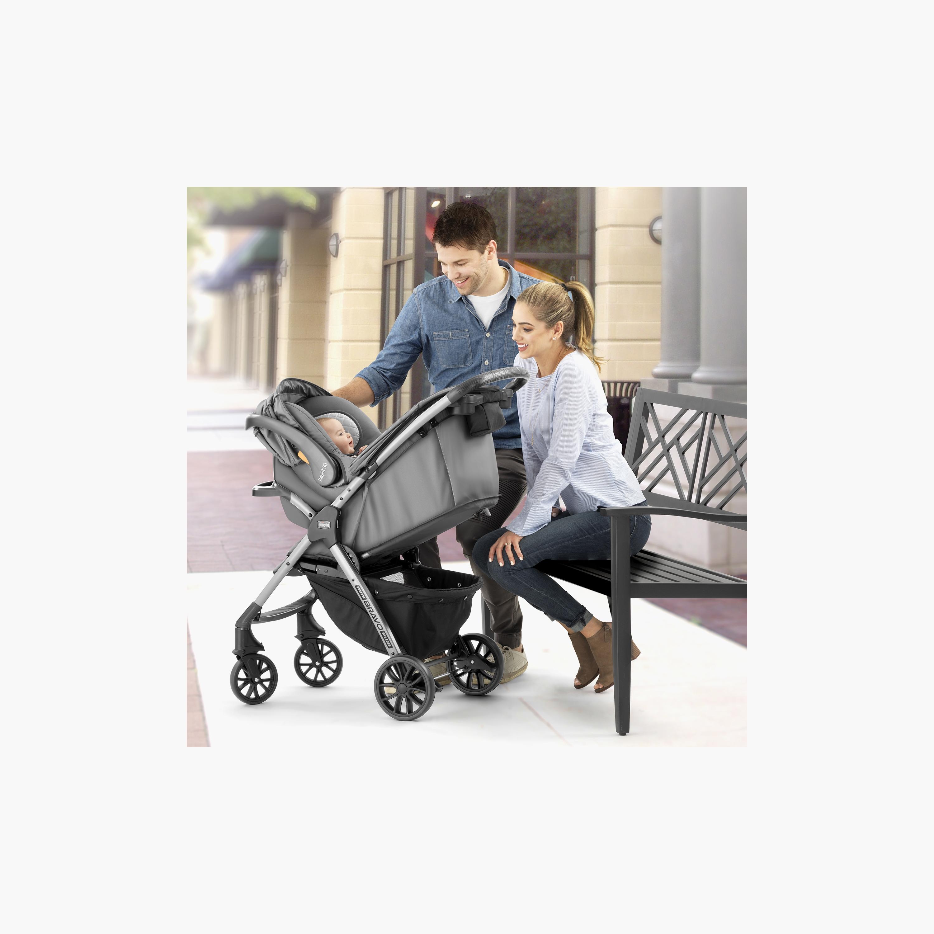 Chicco Mini Bravo Plus Travel System - 0 Months-3 Years - Slate-baby-gear-strollersandprams-travelsystems-image-10