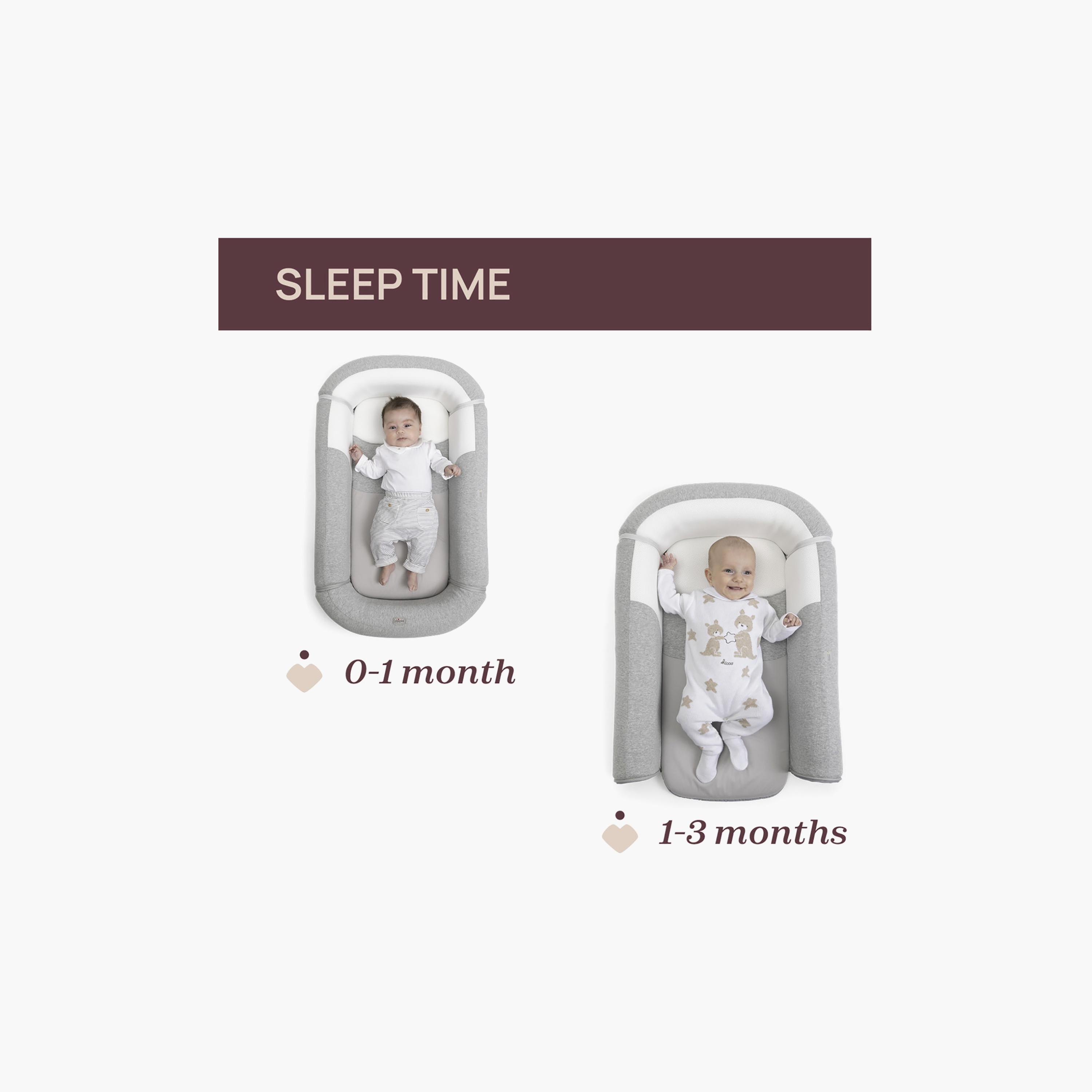 Chicco 3-in-1 Mommy Pod - 0-8 Months - Grey-baby-nursery-furniture-cribsandbeds-cribaccessories-image-2