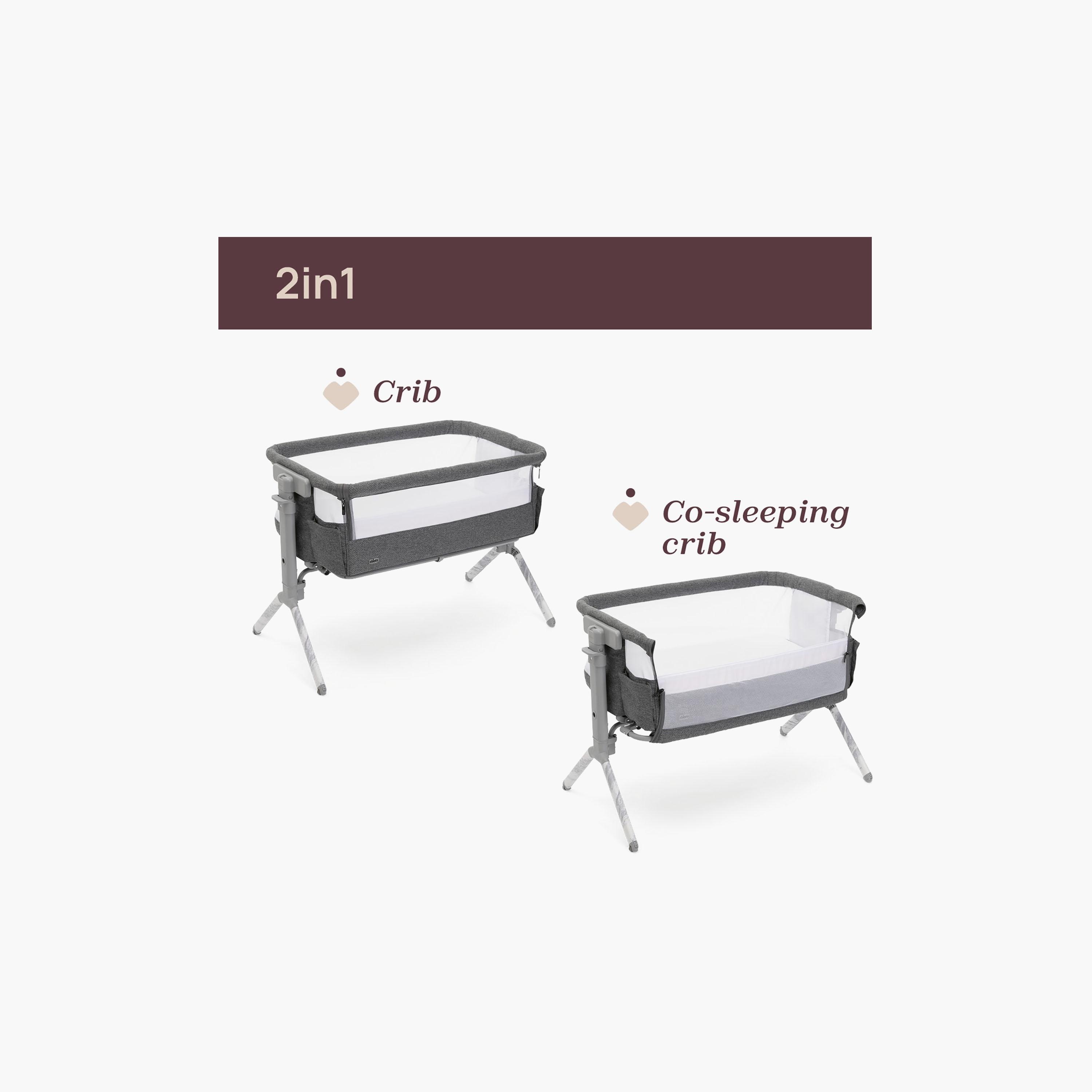 Chicco Next2me Armonia Bedside Crib - 0-6 Months - Carrara-baby-nursery-furniture-cribsandbeds-bassinets-image-8