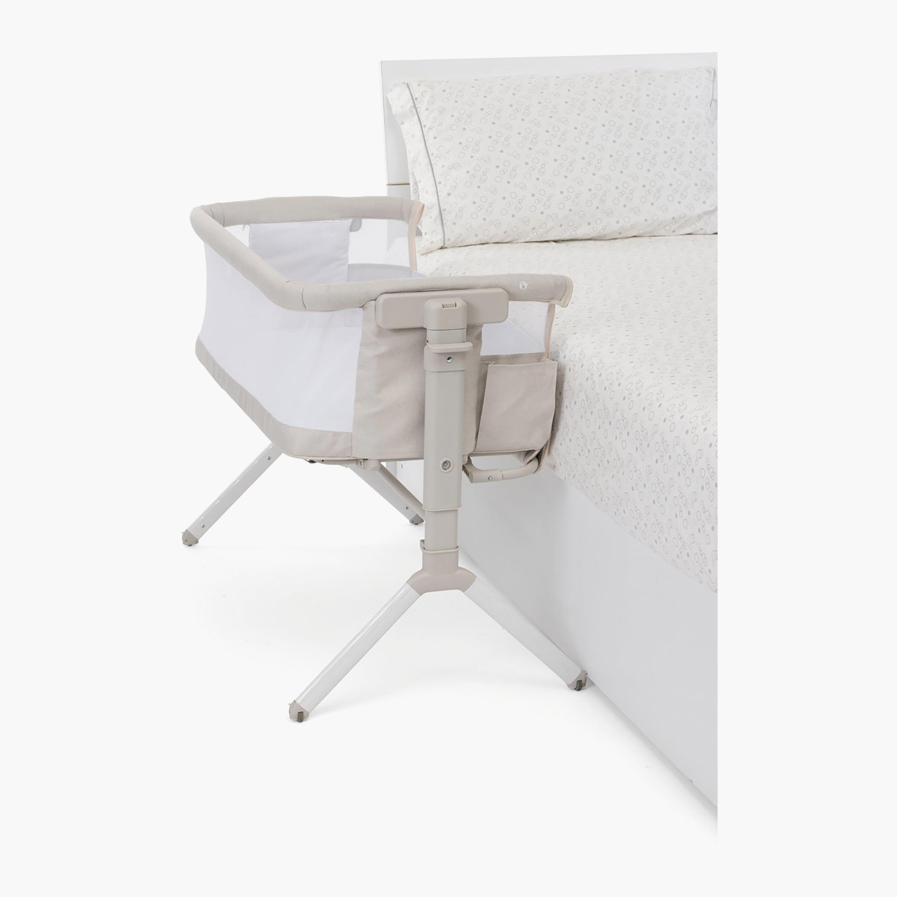 Chicco Next2me Armonia Bedside Crib - 0-6 Months - Motherpearl-baby-nursery-furniture-cribsandbeds-bassinets-image-3