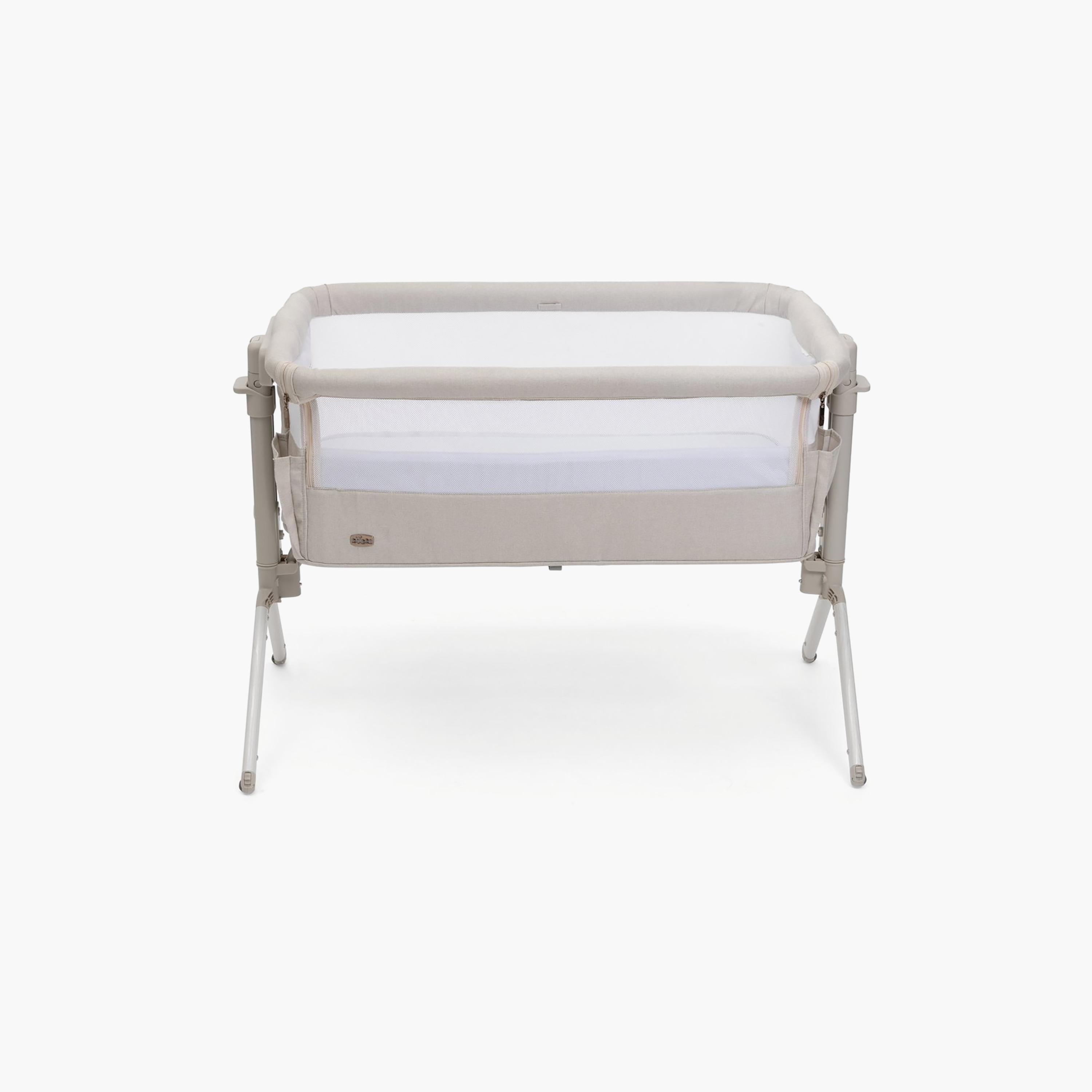 Chicco Next2me Armonia Bedside Crib - 0-6 Months - Motherpearl-baby-nursery-furniture-cribsandbeds-bassinets-image-4