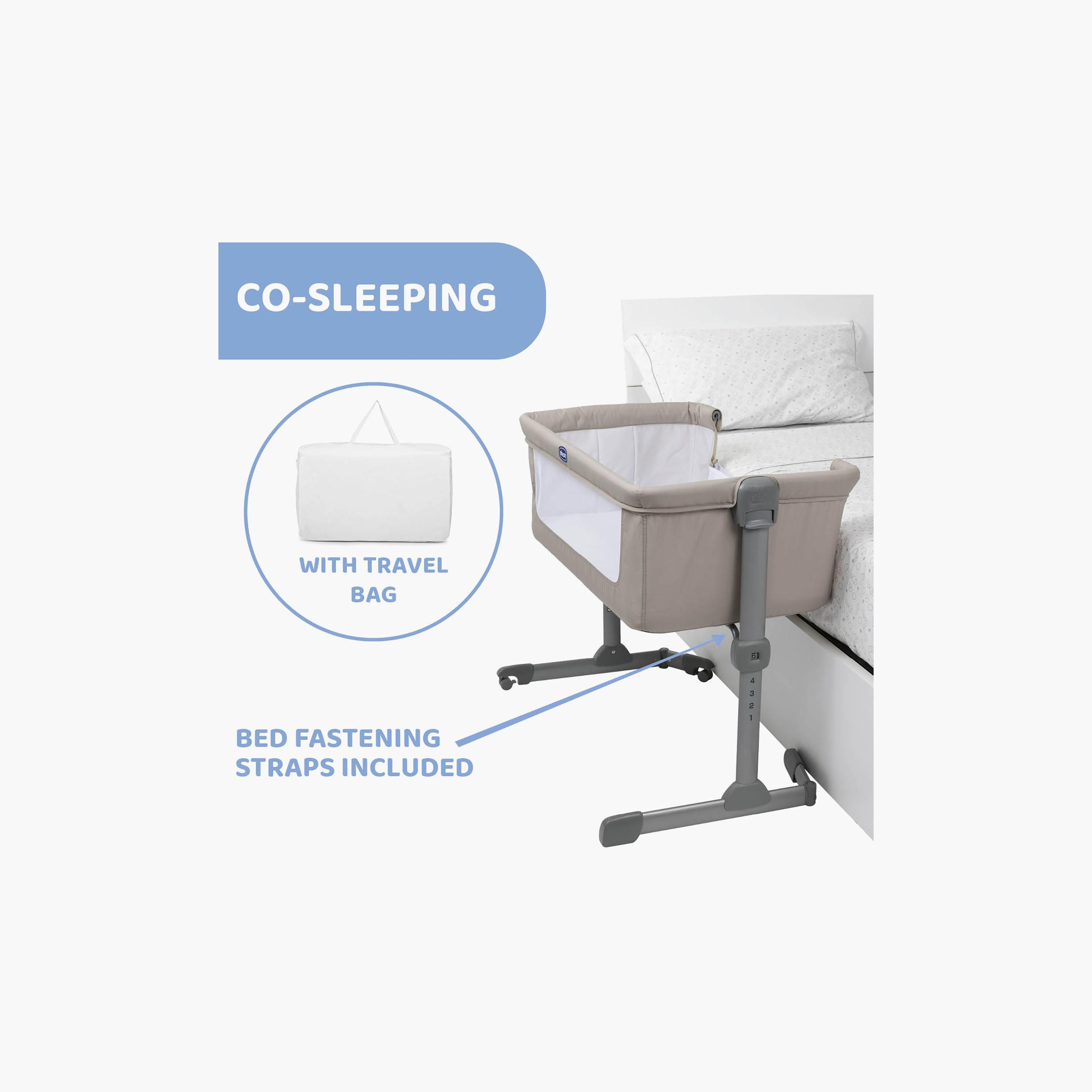 سرير مشترك نِكست تو مي إيسينشال من شيكو - من 0 إلى 6 أشهر - دُن-baby-nursery-furniture-cribsandbeds-bassinets-image-2