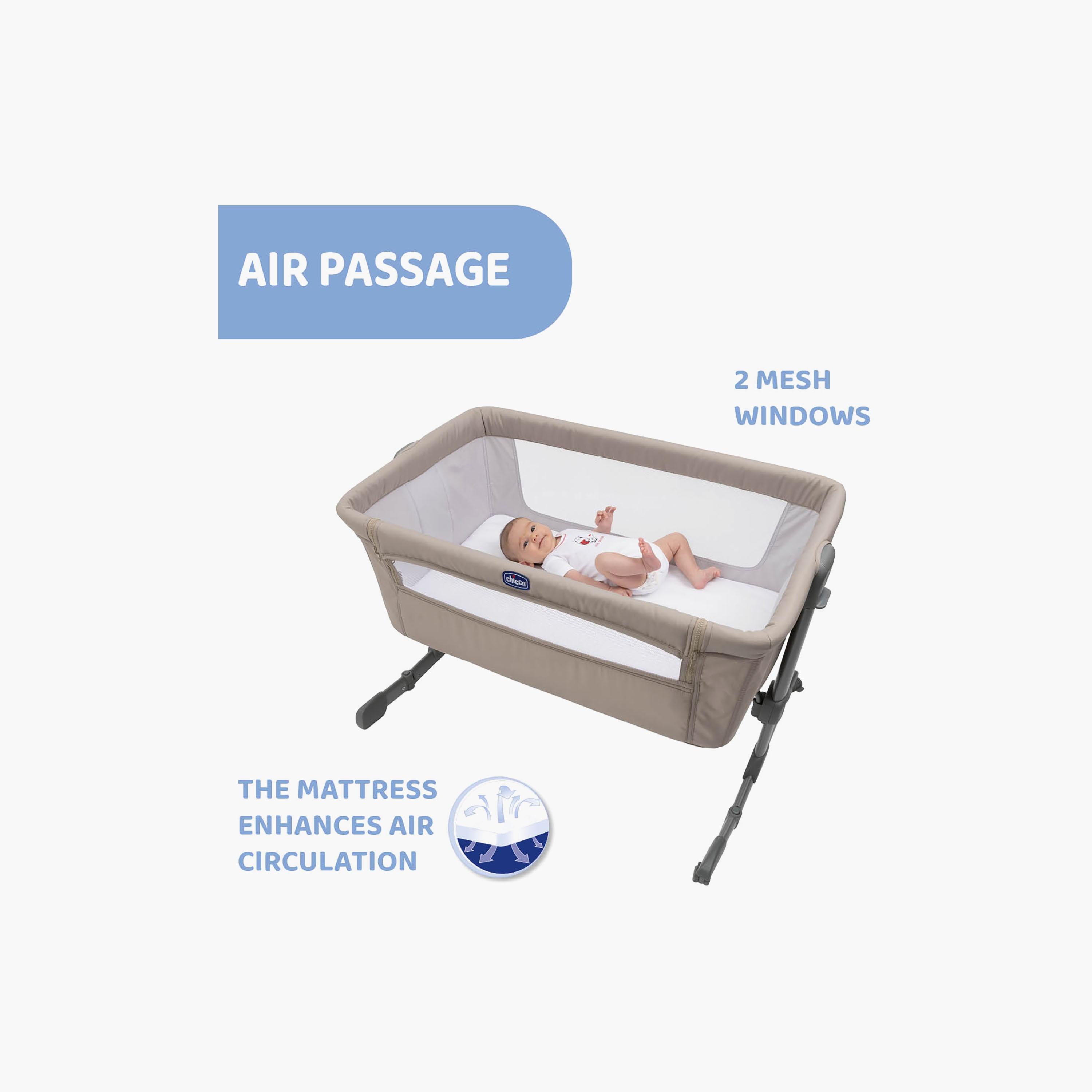 سرير مشترك نِكست تو مي إيسينشال من شيكو - من 0 إلى 6 أشهر - دُن-baby-nursery-furniture-cribsandbeds-bassinets-image-5