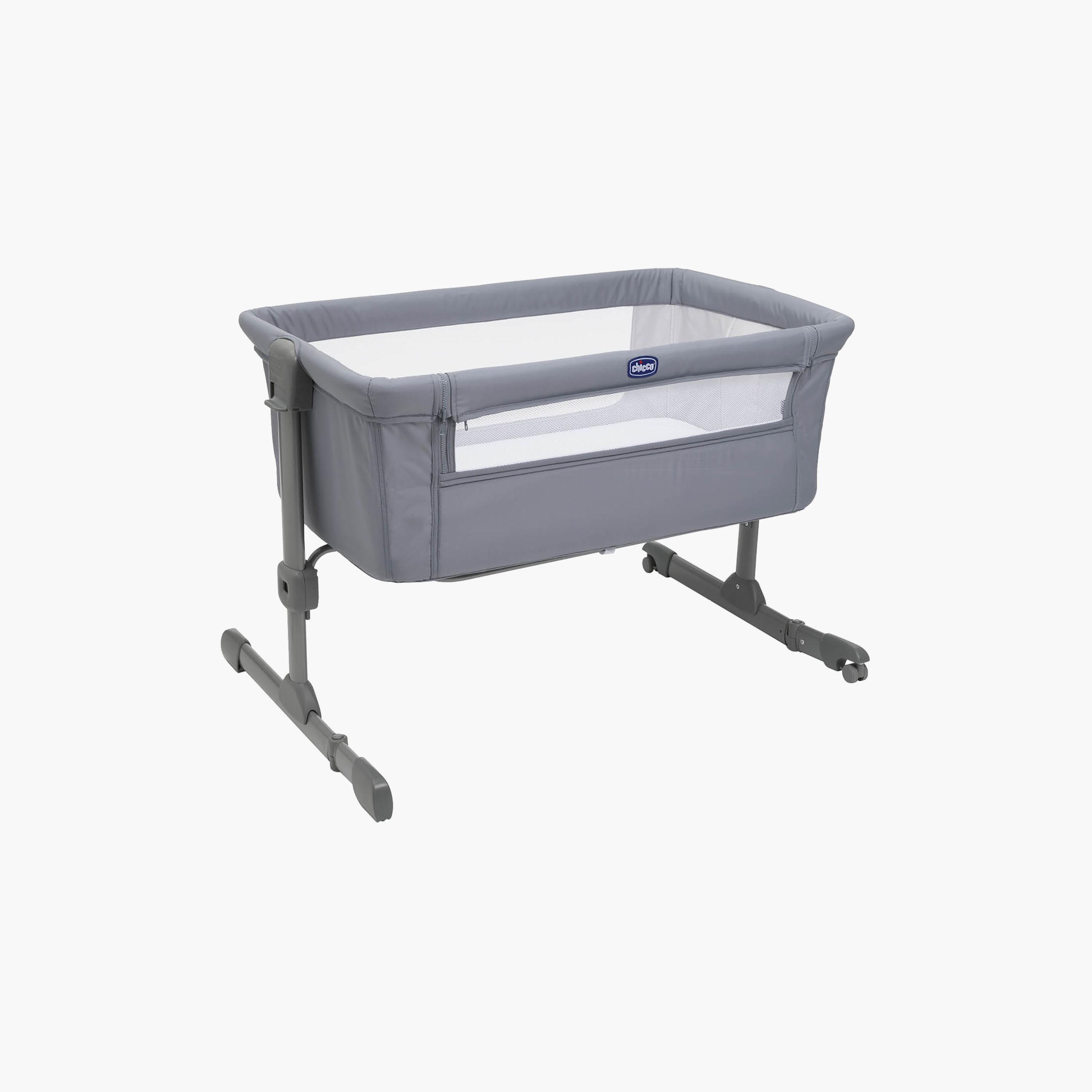 Chicco Next2Me Essential Co-sleeping Crib - 0-6 Months - Stone-baby-nursery-furniture-cribsandbeds-bassinets-image-1