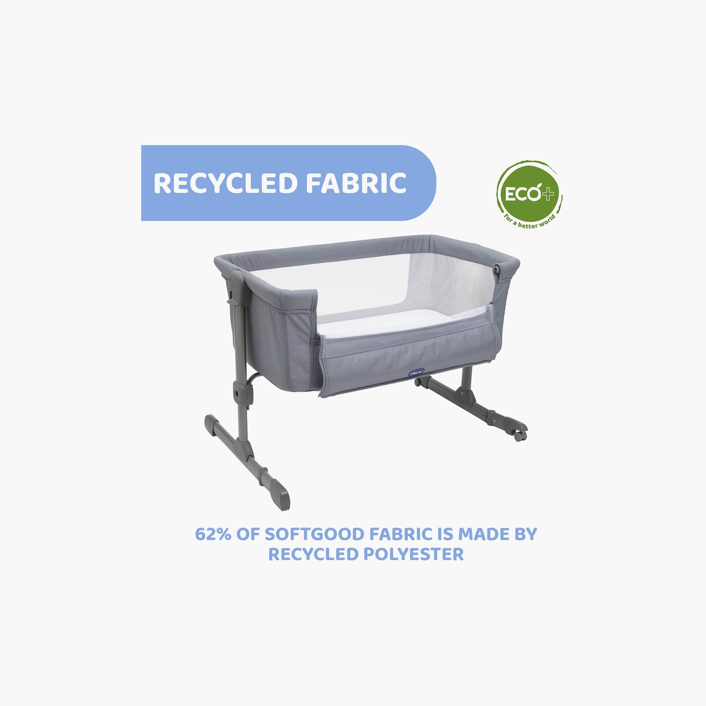 Chicco Next2Me Essential Co-sleeping Crib - 0-6 Months - Stone-baby-nursery-furniture-cribsandbeds-bassinets-image-3