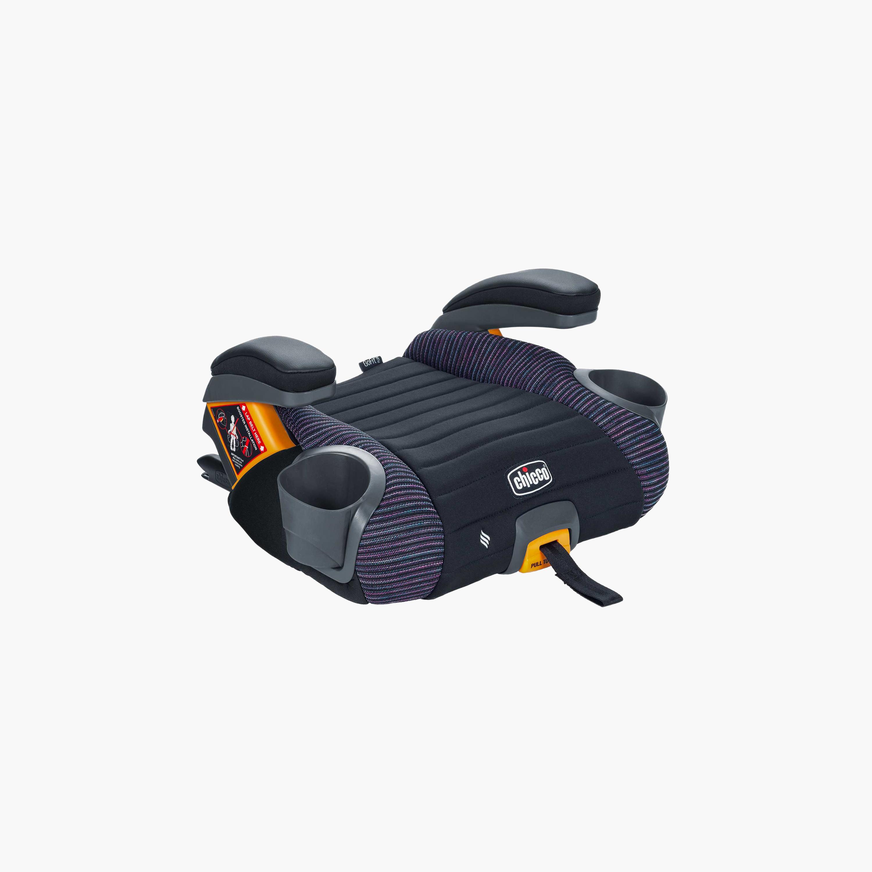 Chicco GoFit ClearTex Plus Backless Booster Car Seat - Confetti-baby-gear-carseats-image-4