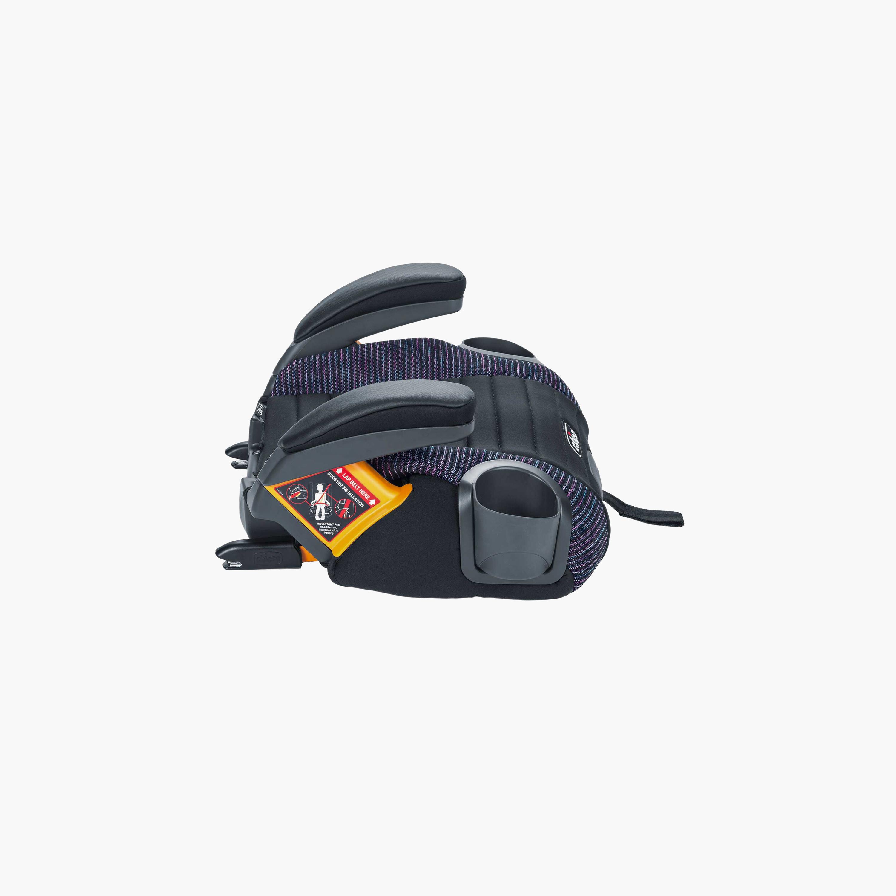 Chicco GoFit ClearTex Plus Backless Booster Car Seat - Confetti-baby-gear-carseats-image-5