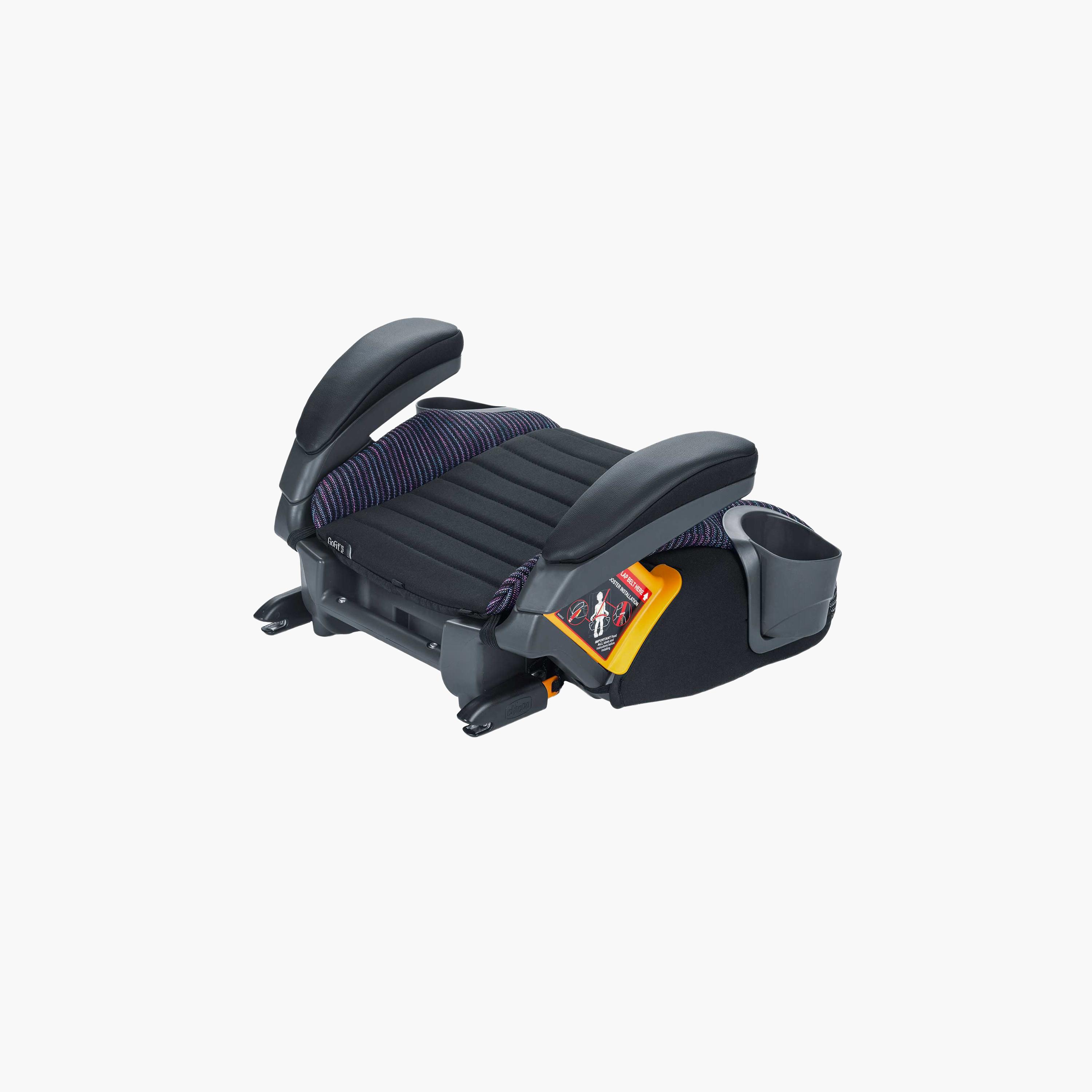Chicco GoFit ClearTex Plus Backless Booster Car Seat - Confetti-baby-gear-carseats-image-6