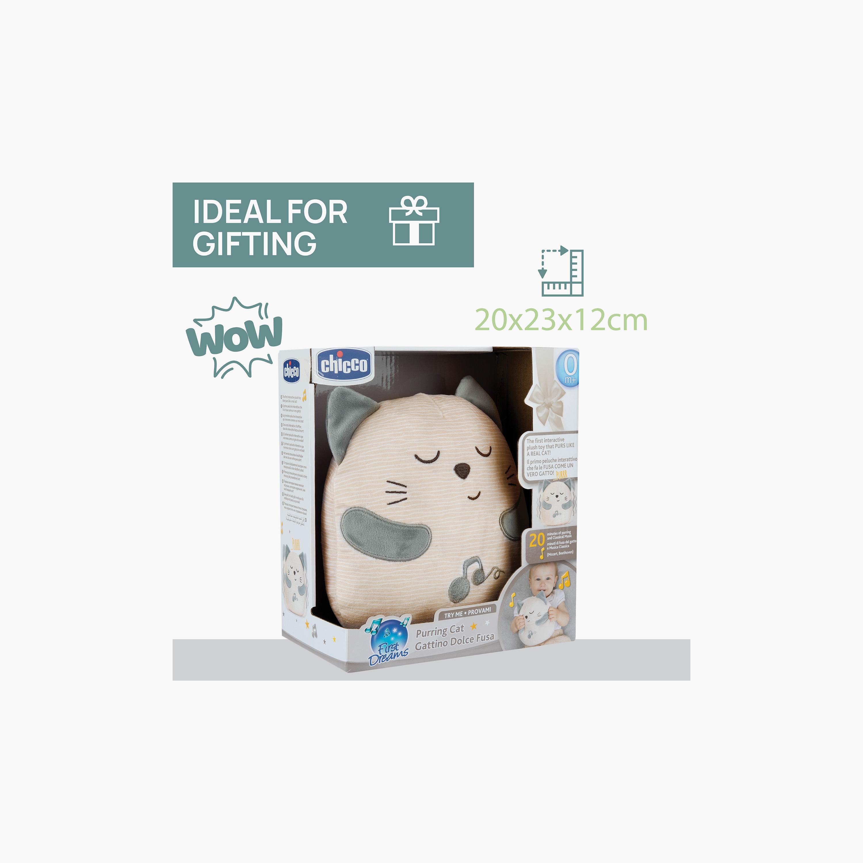 لعبة قطة فيروزة تفاعلية من شيكو فيرست دريمز - 0 شهر فما فوق-toys-plushsofttoys-image-13