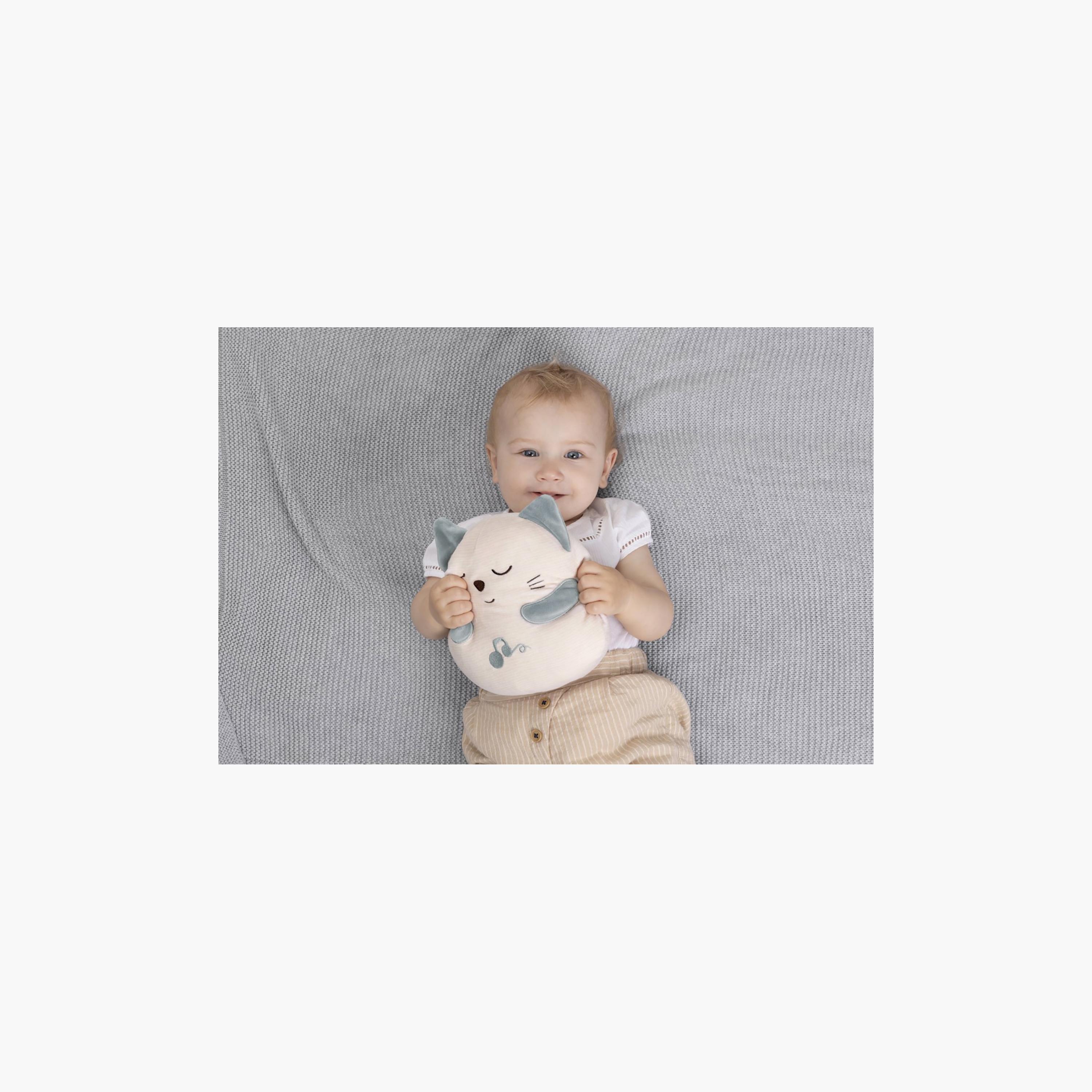 لعبة قطة فيروزة تفاعلية من شيكو فيرست دريمز - 0 شهر فما فوق-toys-plushsofttoys-image-3