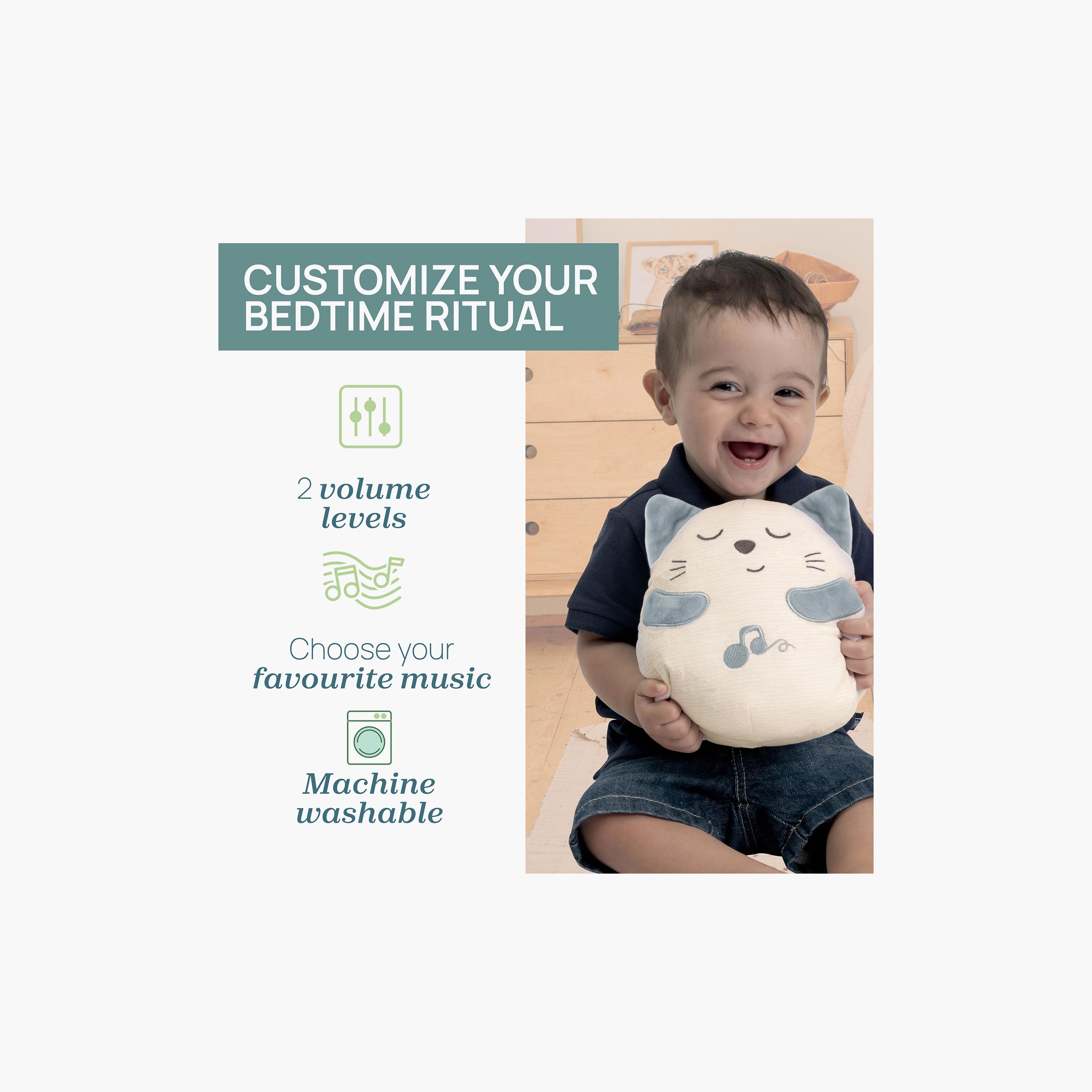 لعبة قطة فيروزة تفاعلية من شيكو فيرست دريمز - 0 شهر فما فوق-toys-plushsofttoys-image-7