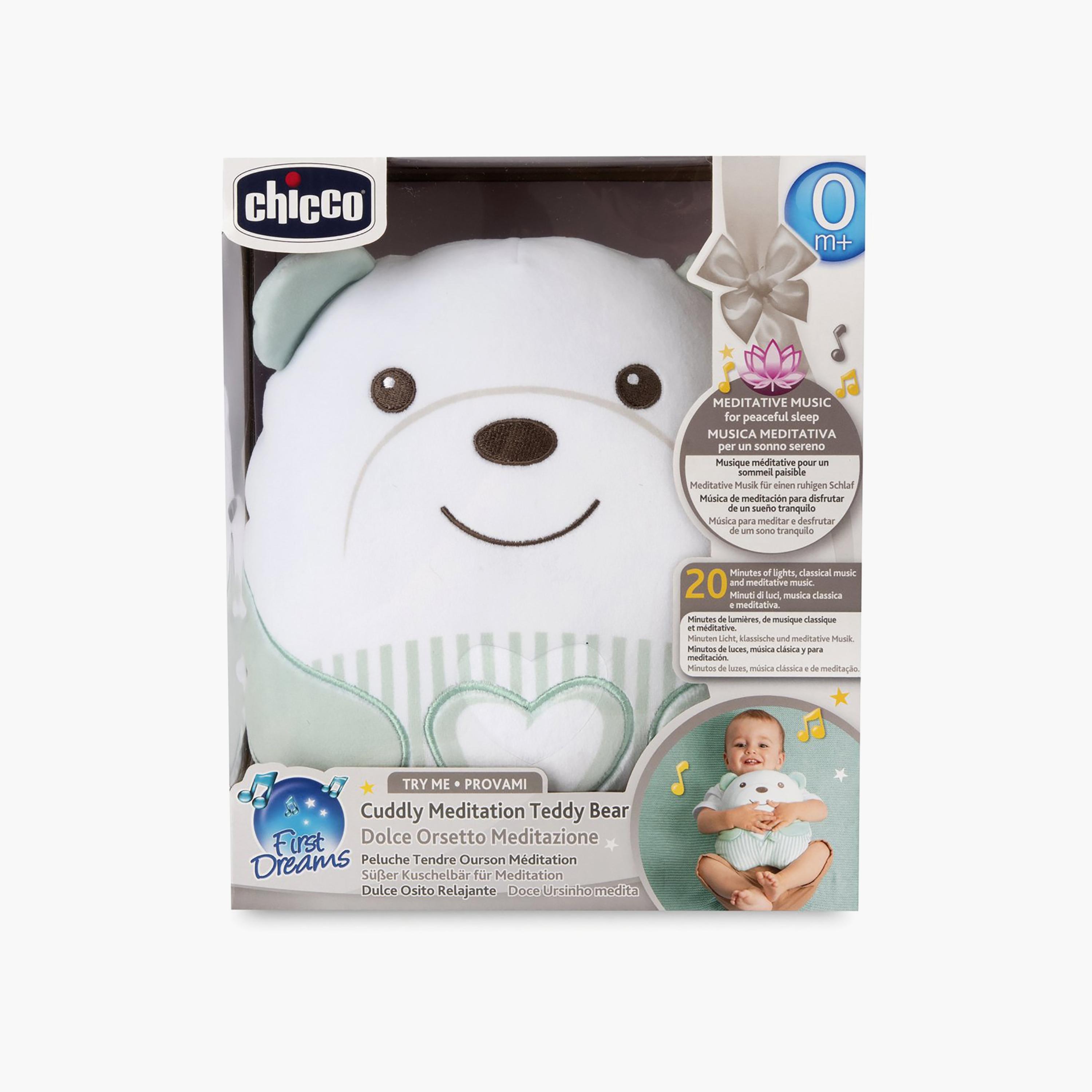 Chicco Cuddly Meditation Teddy Bear - 0 Months+ - Light Green-toys-plushsofttoys-teddybears-image-6