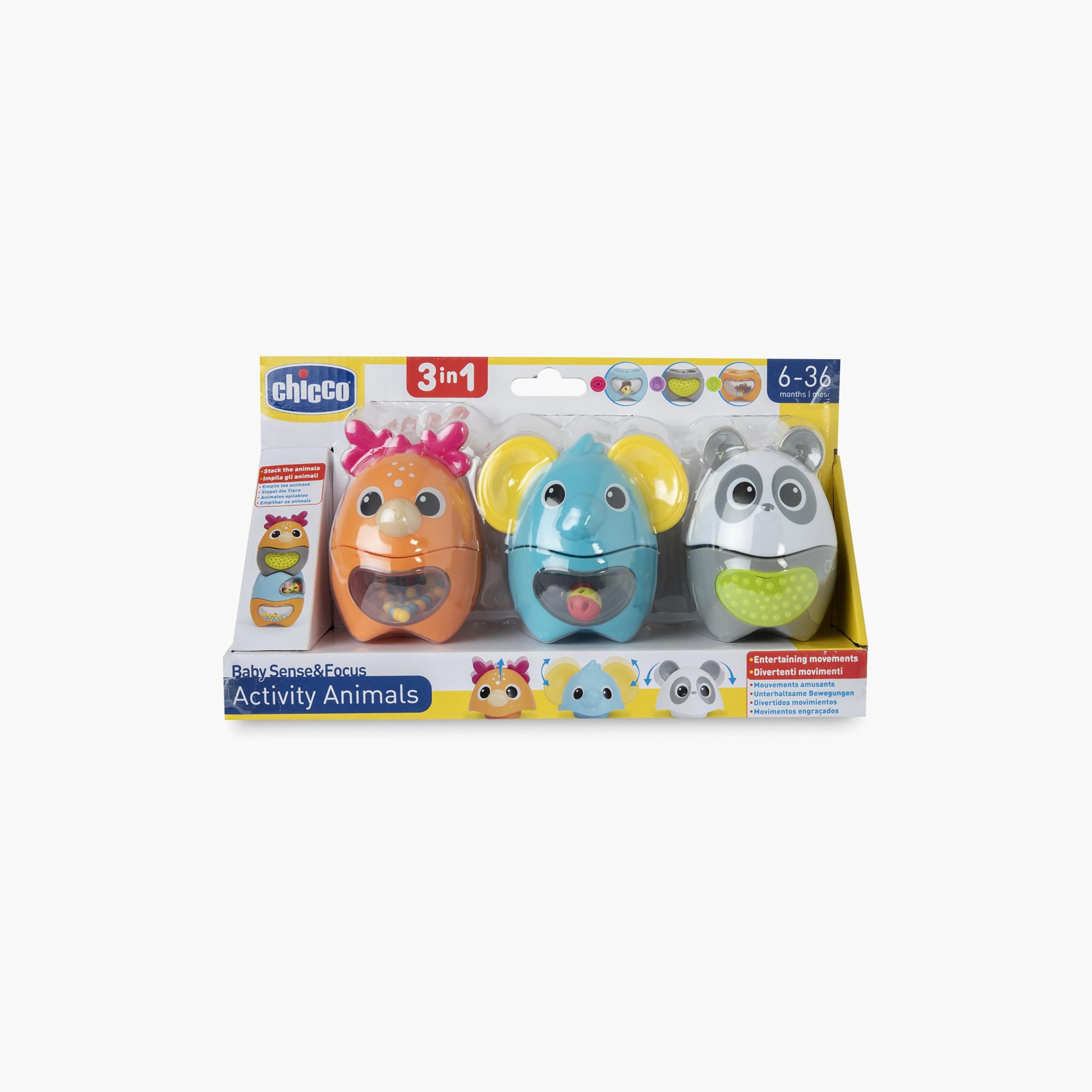 Chicco 3-Piece Stackable Activity Animals - 6-36 Months-toys-babyandtoddlertoys-stackingandnestingtoys-image-3