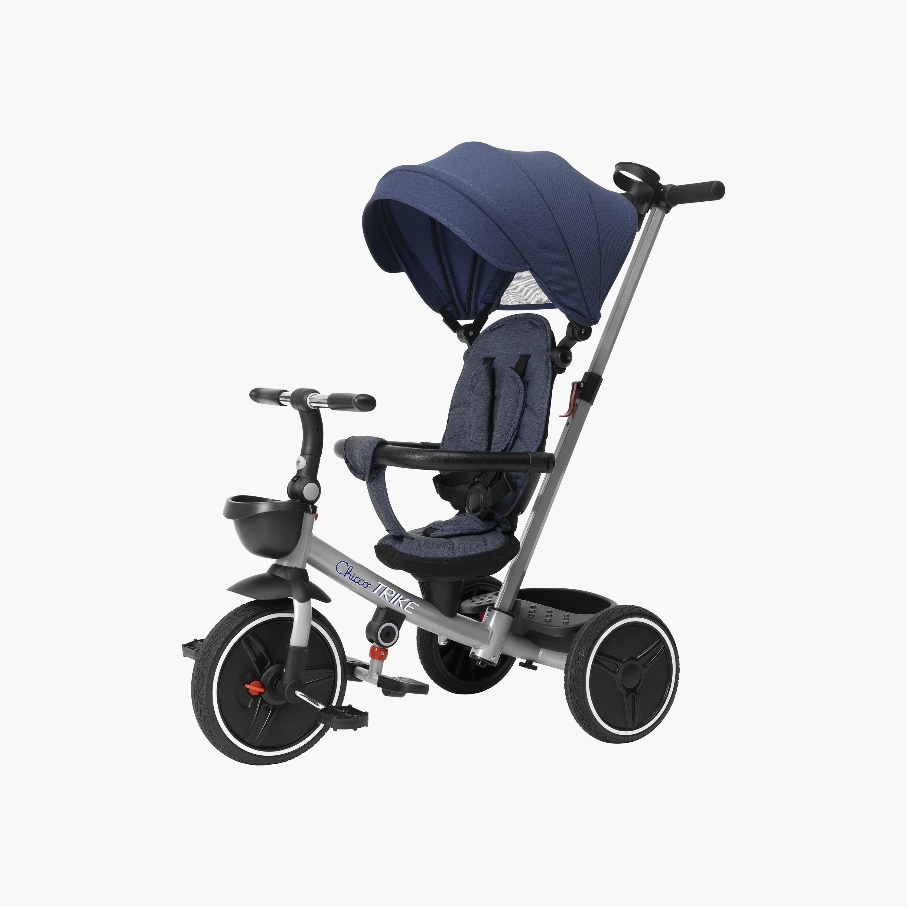 Chicco 4-in-1 Foldable Stroller Trike - 10m-5 Years-toys-outdoor-bikesandrideons-trikes-image-1
