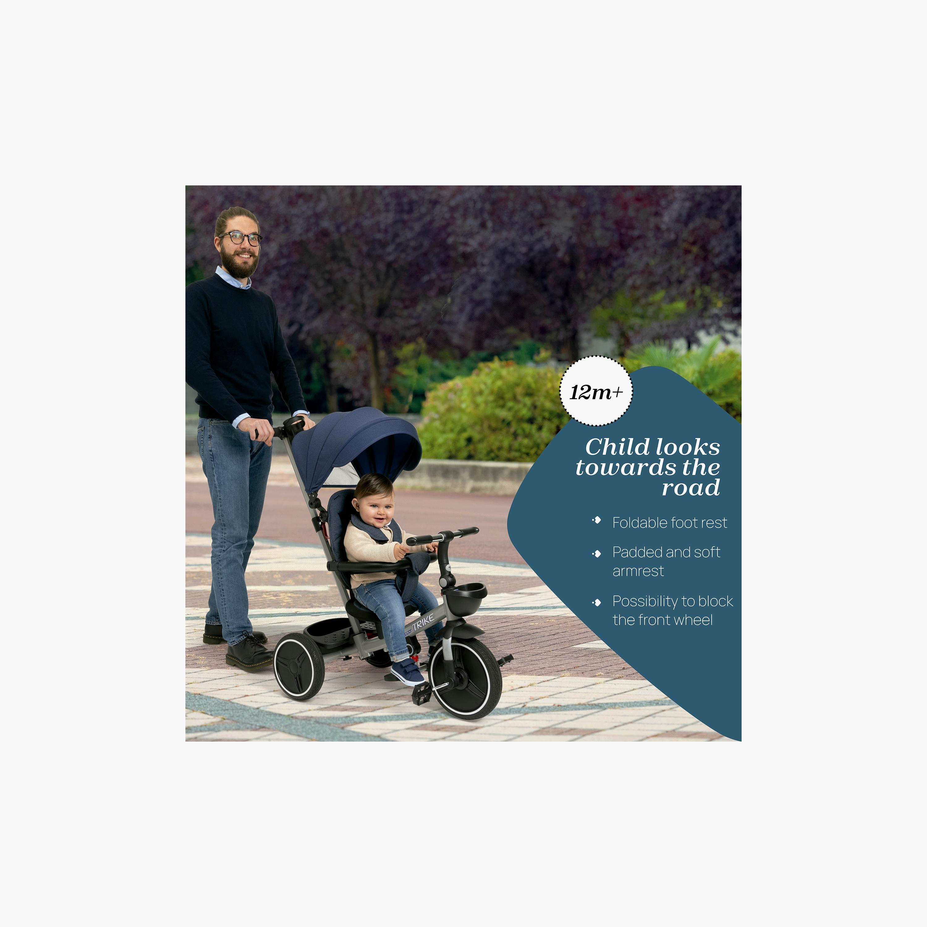 Chicco 4-in-1 Foldable Stroller Trike - 10m-5 Years-toys-outdoor-bikesandrideons-trikes-image-5