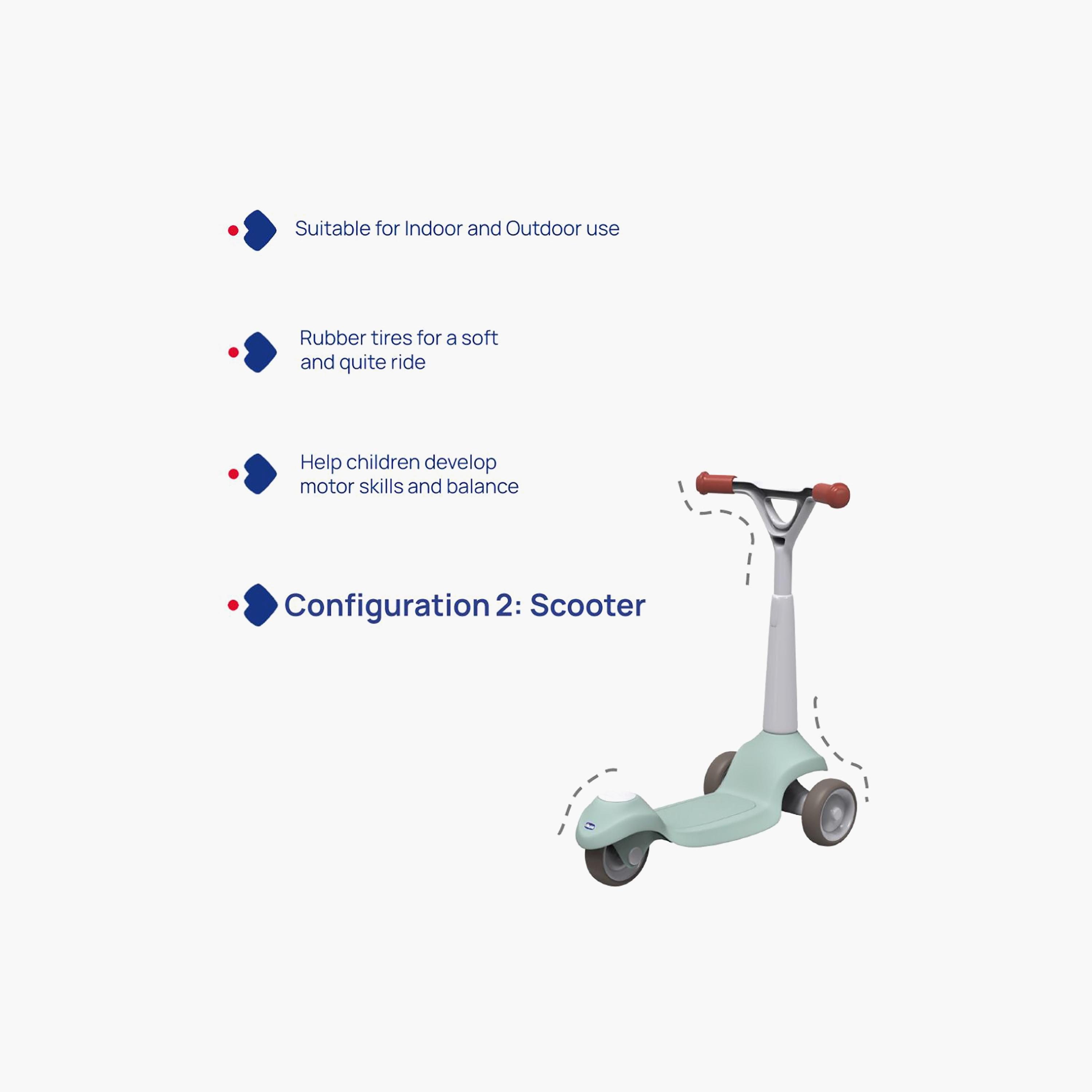 Chicco 2-in-1 Evolutive Scooter - 1-4 Years-toys-outdoor-scooters-image-10