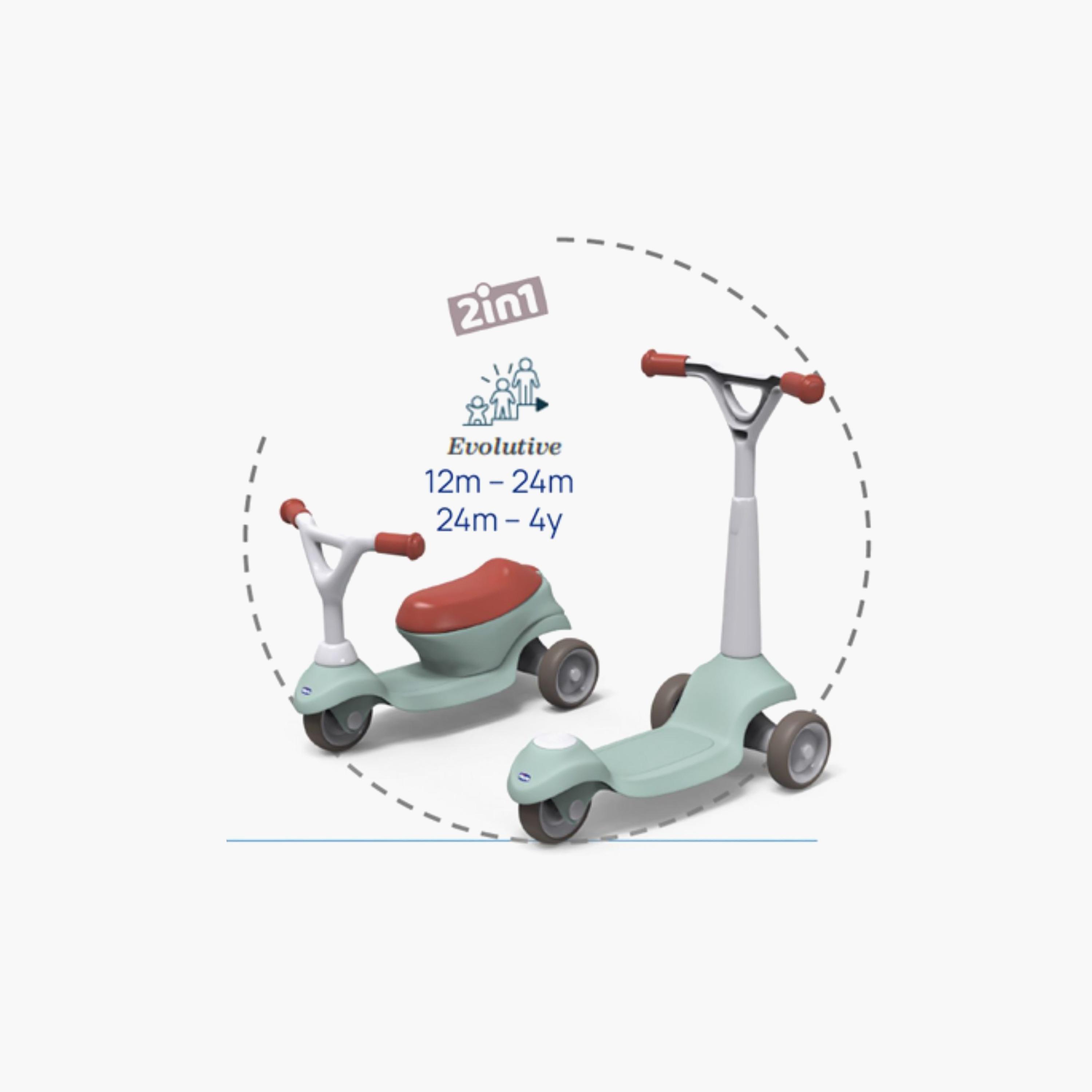 Chicco 2-in-1 Evolutive Scooter - 1-4 Years-toys-outdoor-scooters-image-7