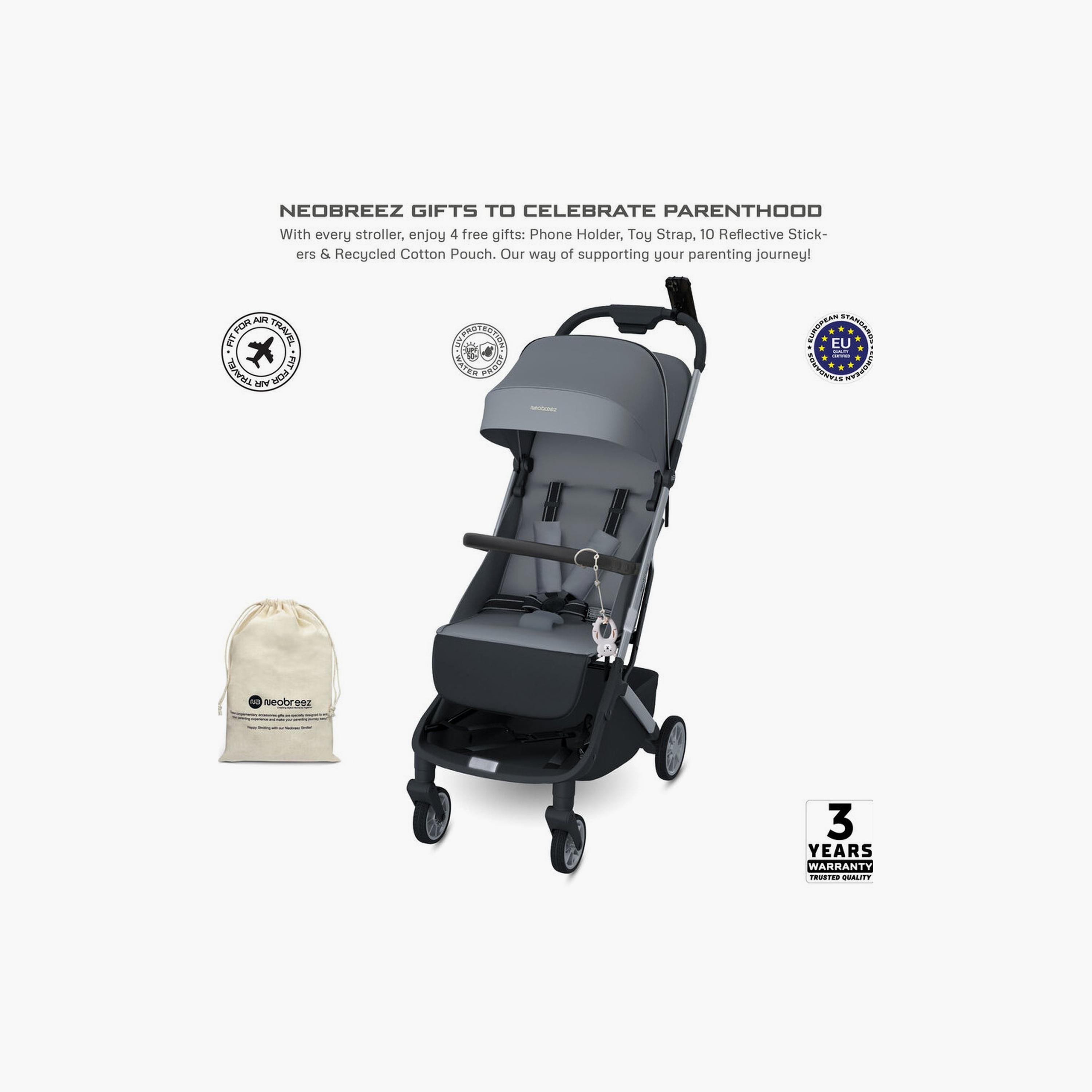 Neobreez Neolite Ultra-Lightweight Travel Stroller With Canopy, Up To 22Kg-baby-gear-strollersandprams-strollers-image-16
