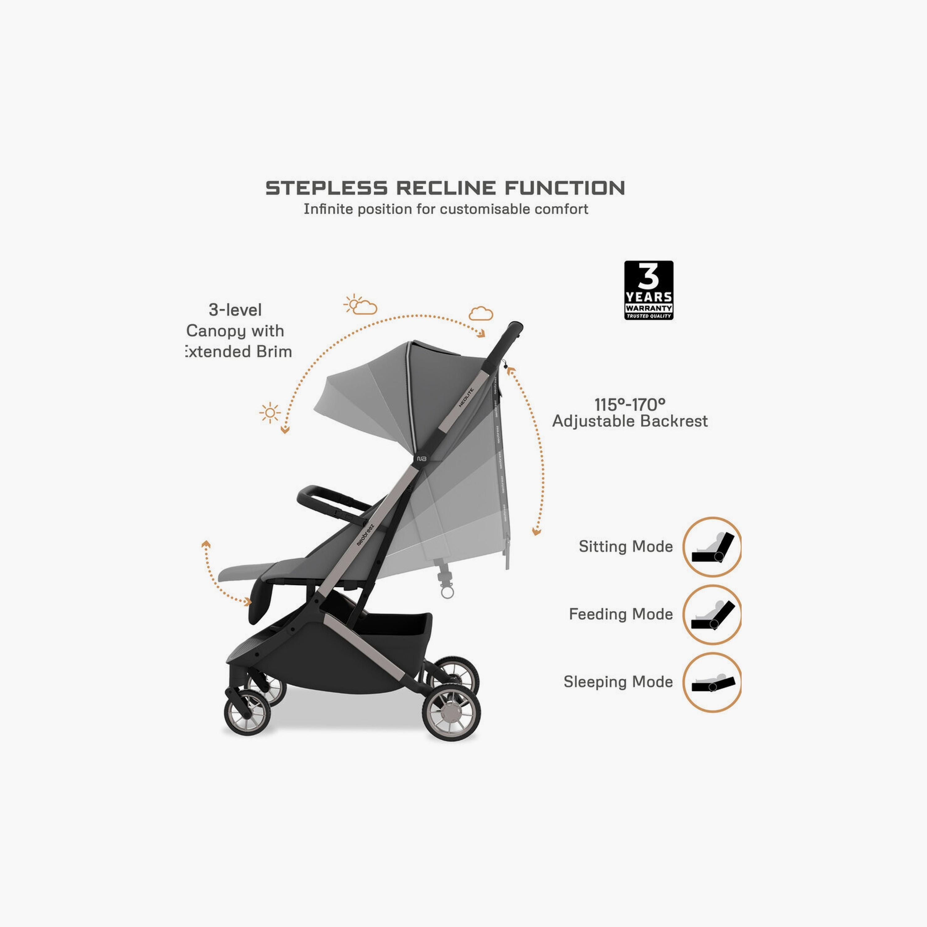 Neobreez Neolite Ultra-Lightweight Travel Stroller With Canopy, Up To 22Kg-baby-gear-strollersandprams-strollers-image-17