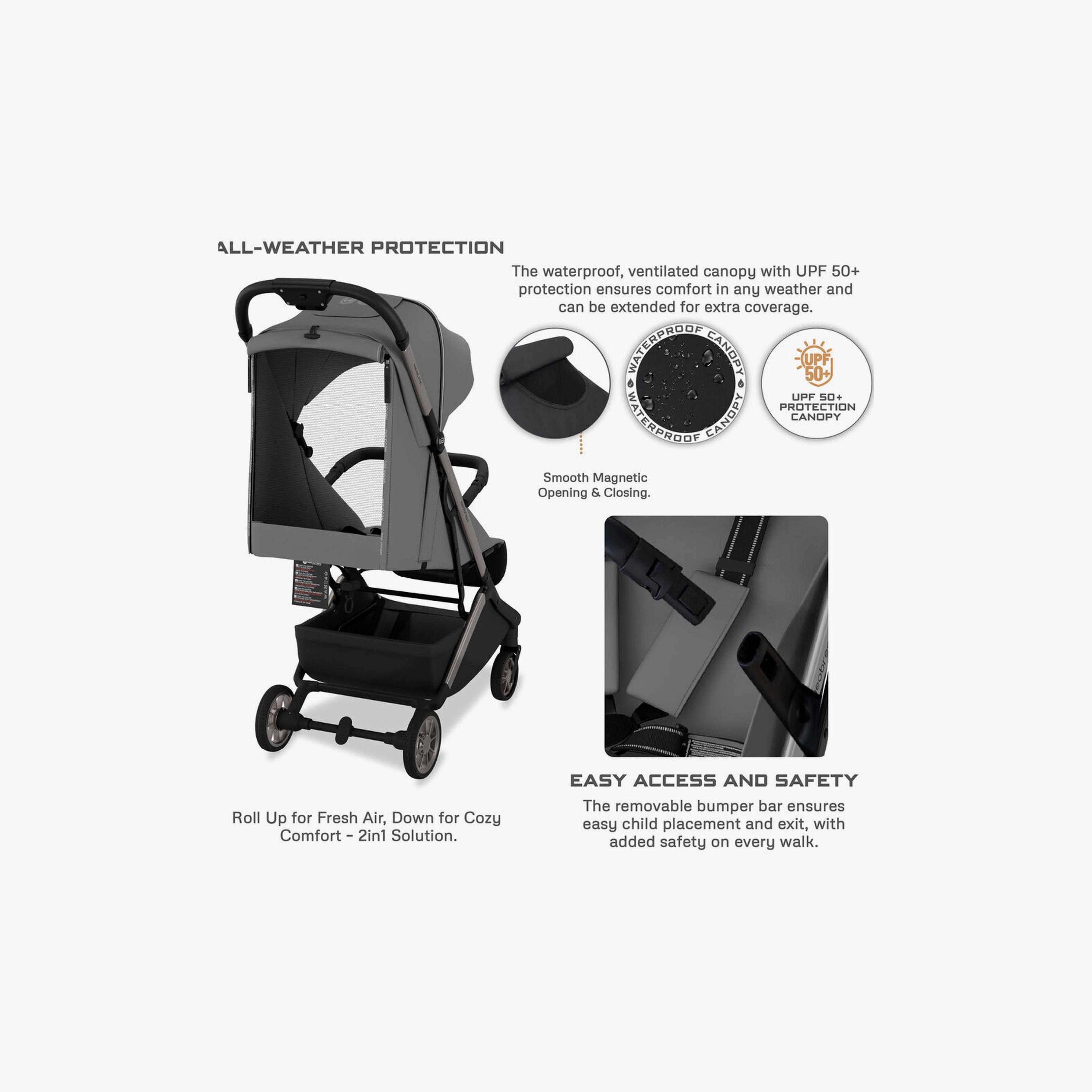 Neobreez Neolite Ultra-Lightweight Travel Stroller With Canopy, Up To 22Kg-baby-gear-strollersandprams-strollers-image-5
