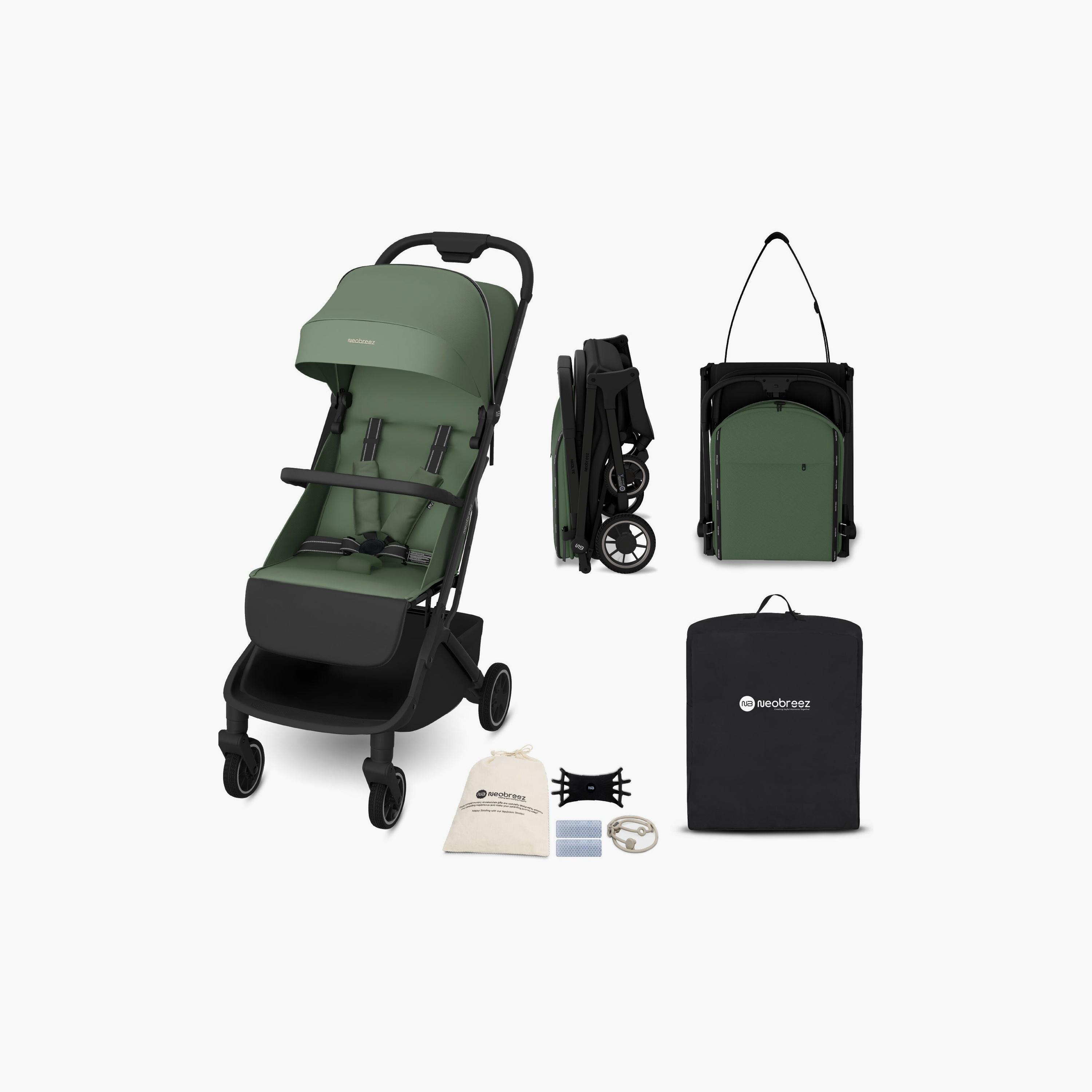 عربة نيولايت للسفر فائقة الخفة مع مظلة، حتى وزن ٢٢ كجم من نيوبريز-baby-gear-strollersandprams-strollers-image-1