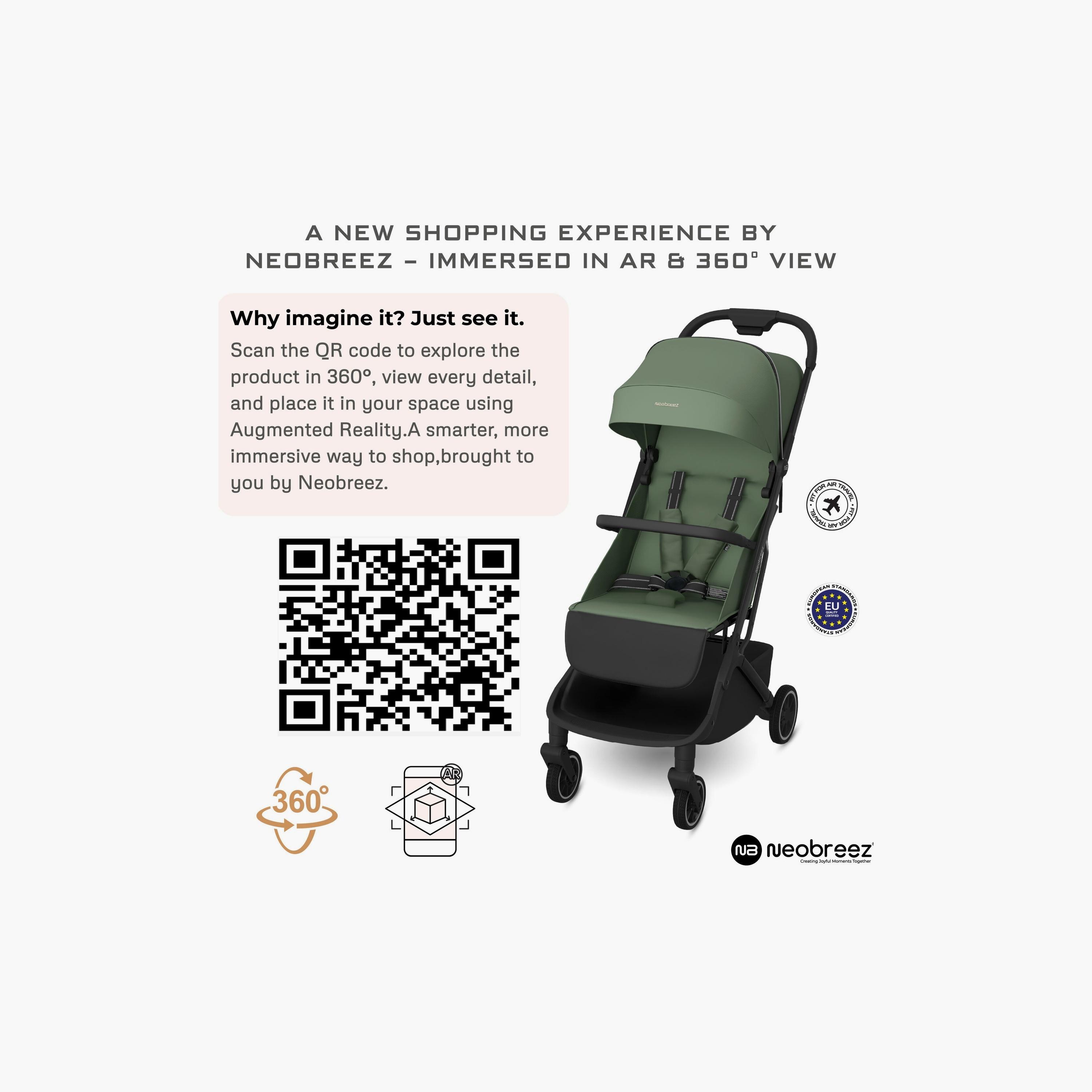 عربة نيولايت للسفر فائقة الخفة مع مظلة، حتى وزن ٢٢ كجم من نيوبريز-baby-gear-strollersandprams-strollers-image-10