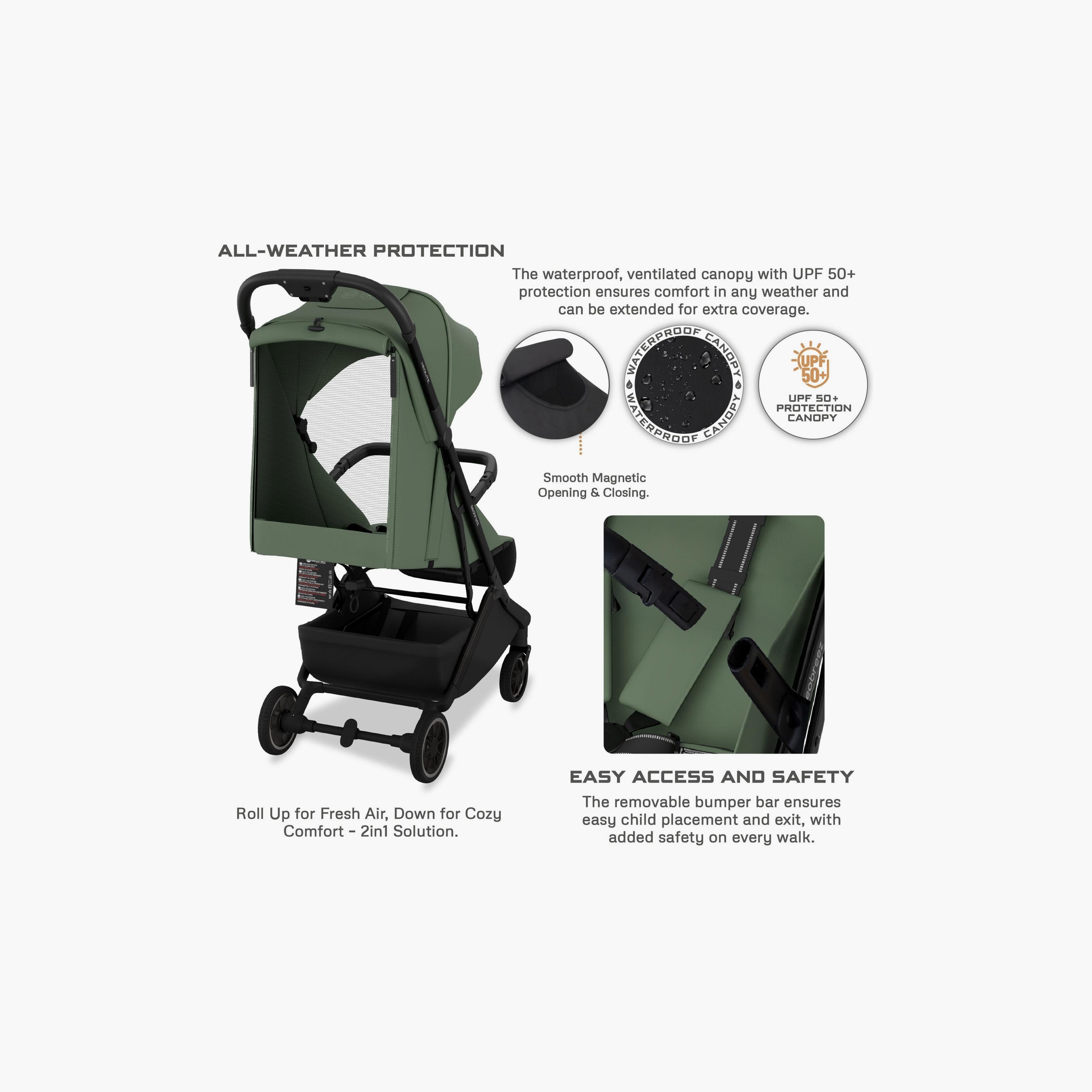 عربة نيولايت للسفر فائقة الخفة مع مظلة، حتى وزن ٢٢ كجم من نيوبريز-baby-gear-strollersandprams-strollers-image-5