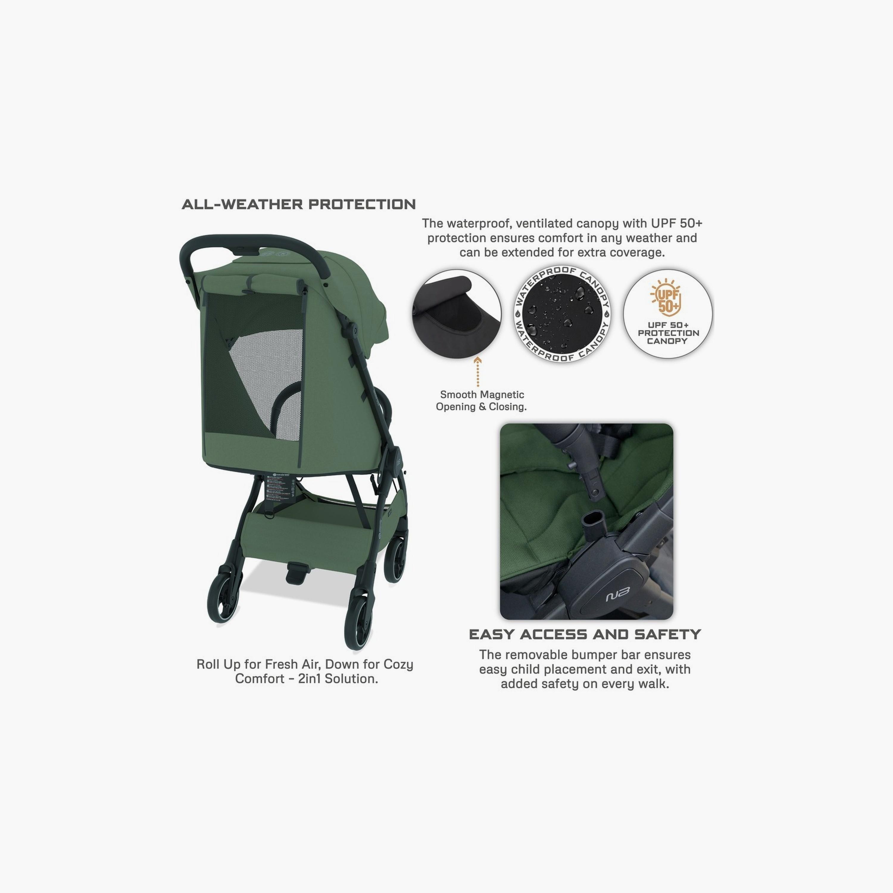 Neobreez Deca Ultra-Lightweight Travel Stroller With Canopy,Up To 22Kg-baby-gear-strollersandprams-strollers-image-6