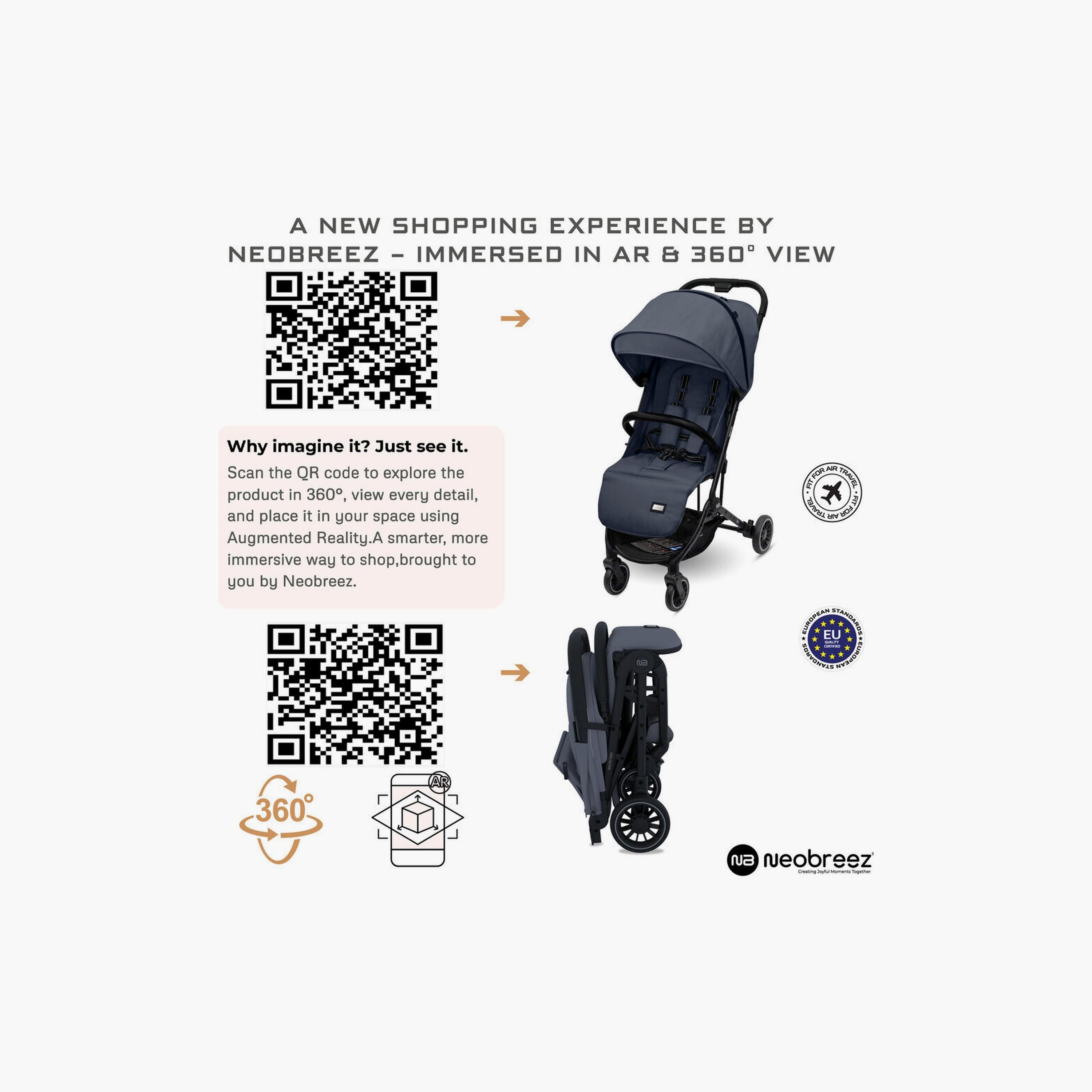 Neobreez Litex Ultra-Lightweight Travel Stroller With Canopy,15Kg-baby-gear-strollersandprams-strollers-image-10