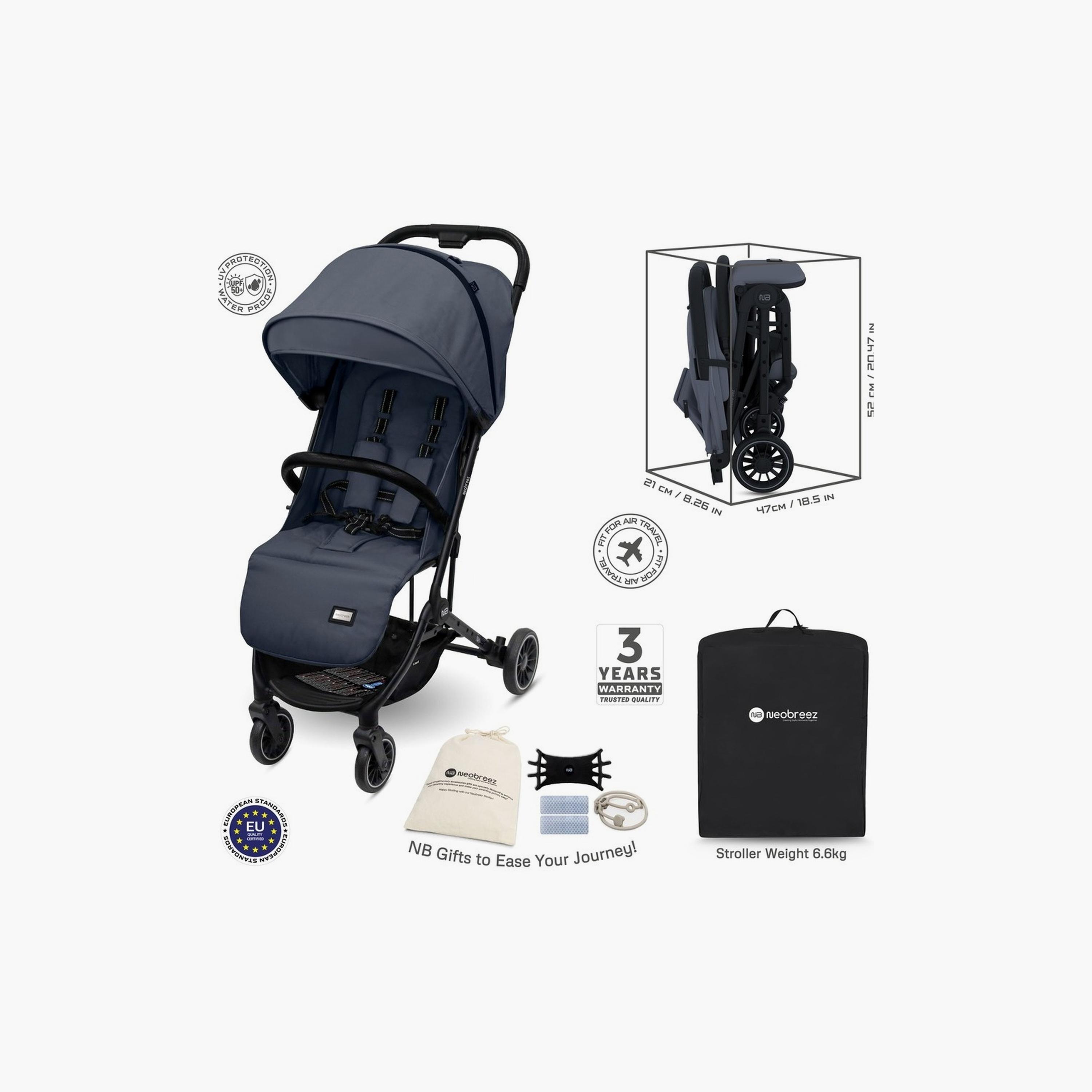 Neobreez Litex Ultra-Lightweight Travel Stroller With Canopy,15Kg-baby-gear-strollersandprams-strollers-image-11