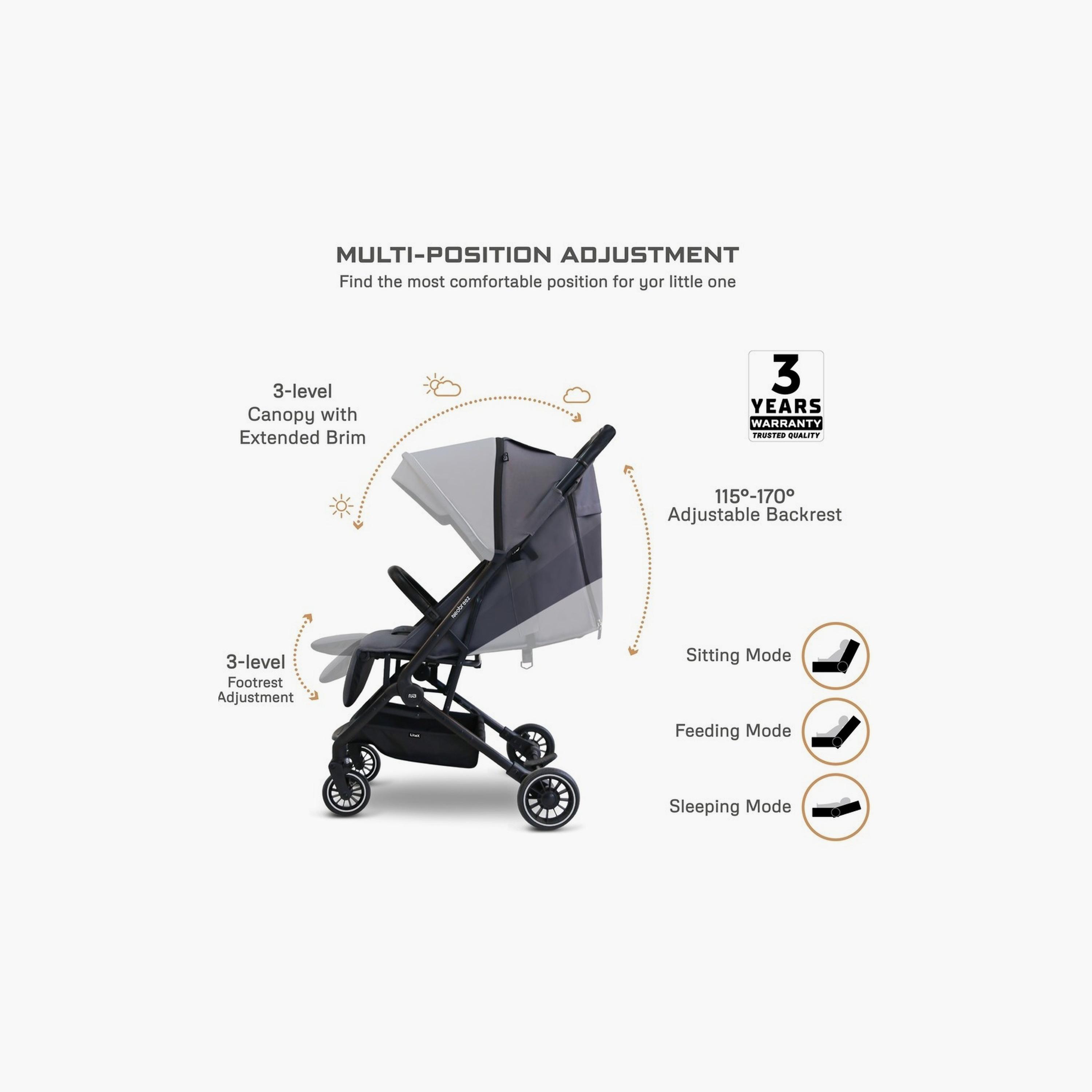 Neobreez Litex Ultra-Lightweight Travel Stroller With Canopy,15Kg-baby-gear-strollersandprams-strollers-image-17