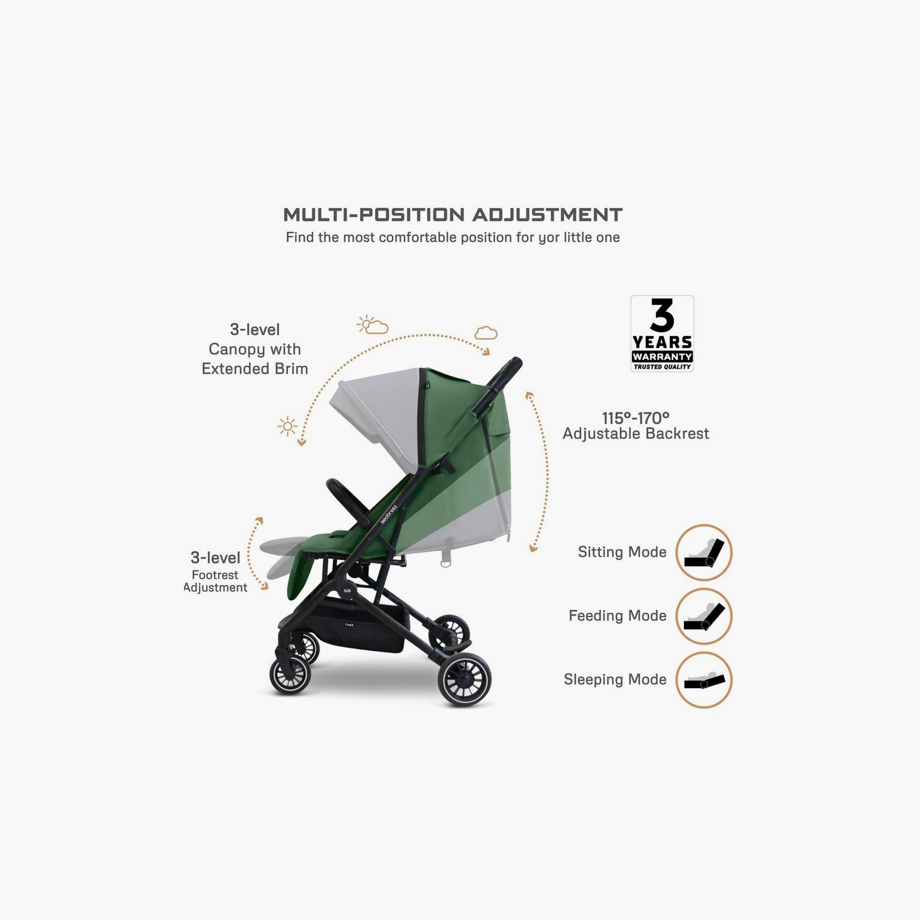 Neobreez Litex Ultra-Lightweight Travel Stroller With Canopy,15Kg-baby-gear-strollersandprams-strollers-image-17