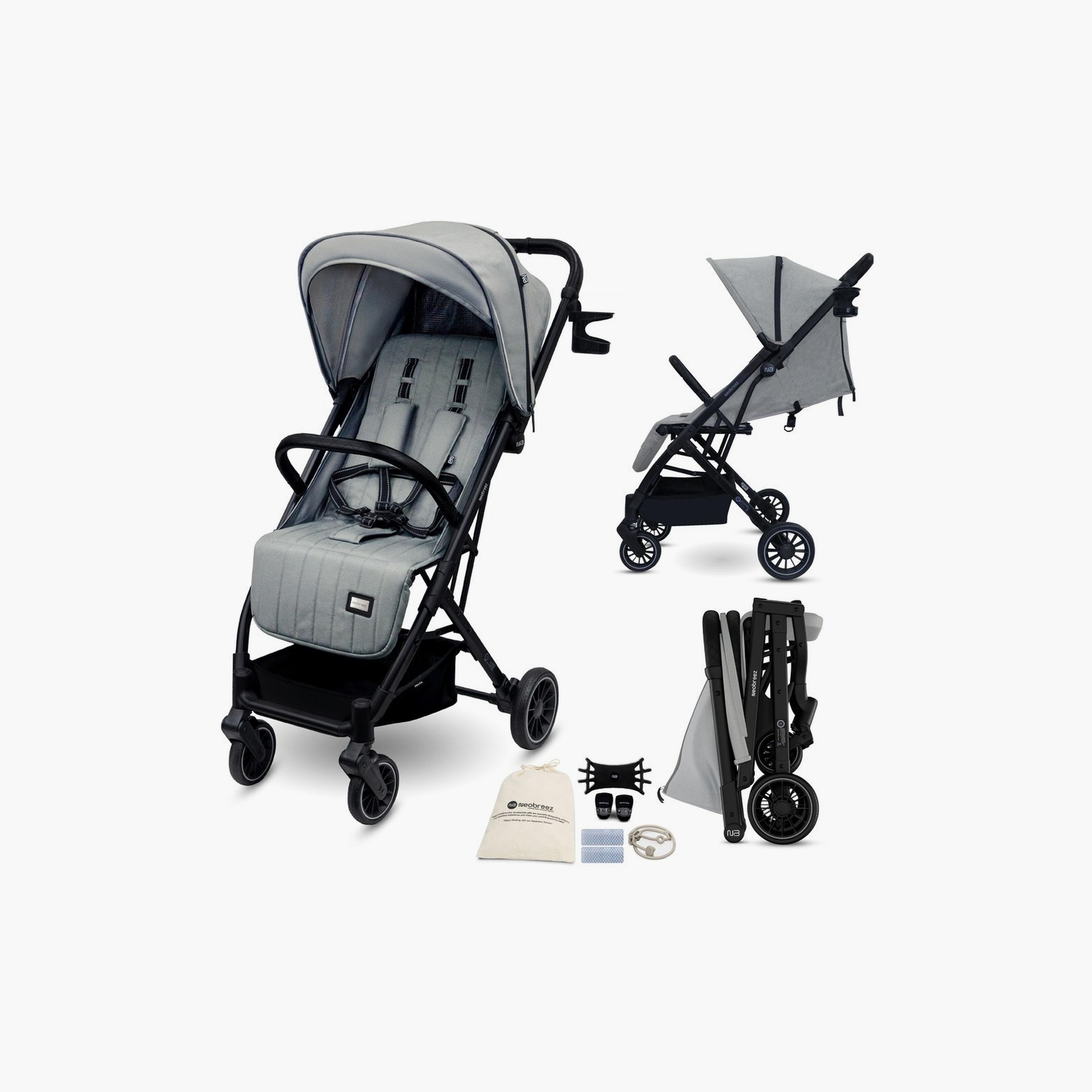 Neobreez Penta Compact Travel Stroller With Cup Holder And Canopy, 15Kg-baby-gear-strollersandprams-strollers-image-1