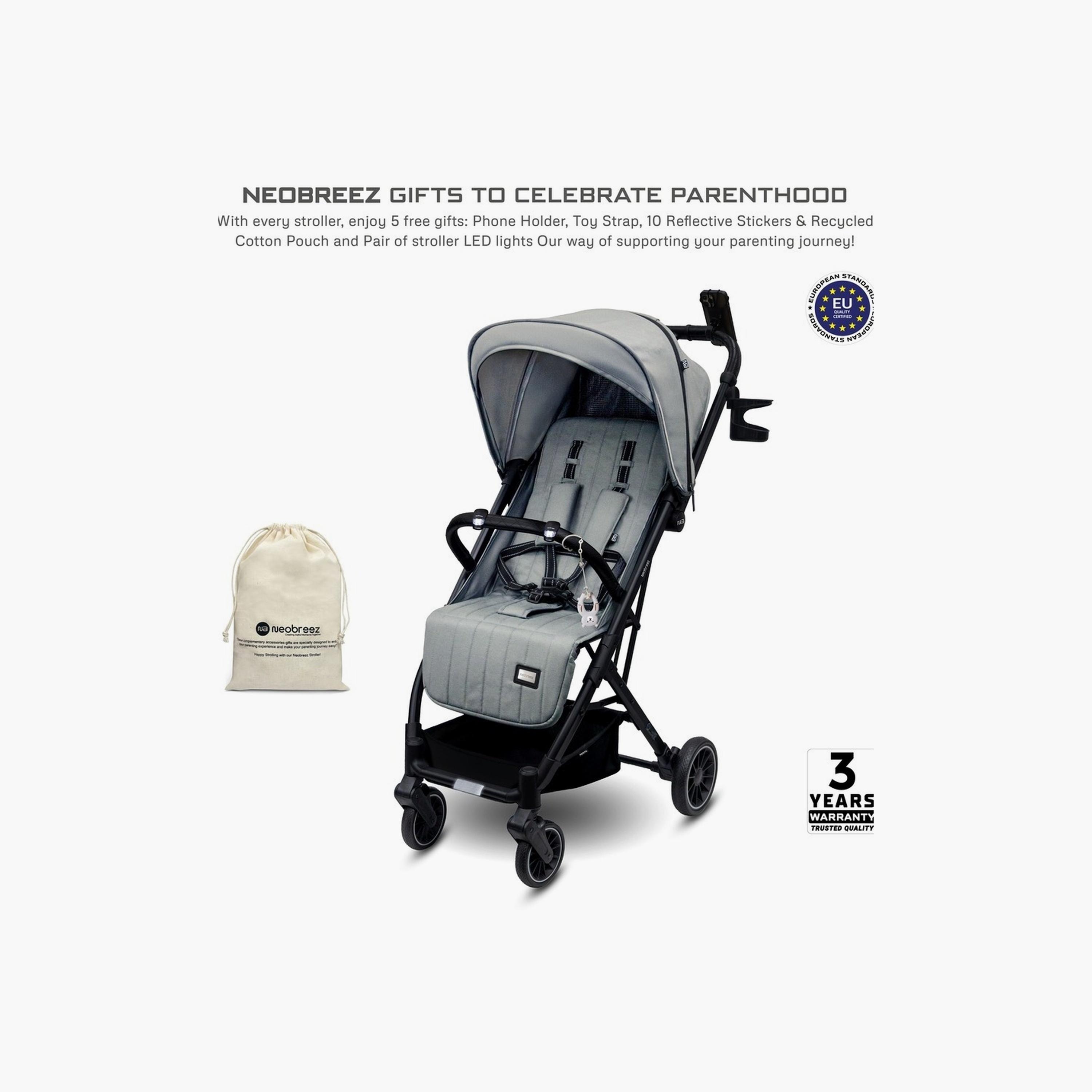 Neobreez Penta Compact Travel Stroller With Cup Holder And Canopy, 15Kg-baby-gear-strollersandprams-strollers-image-10