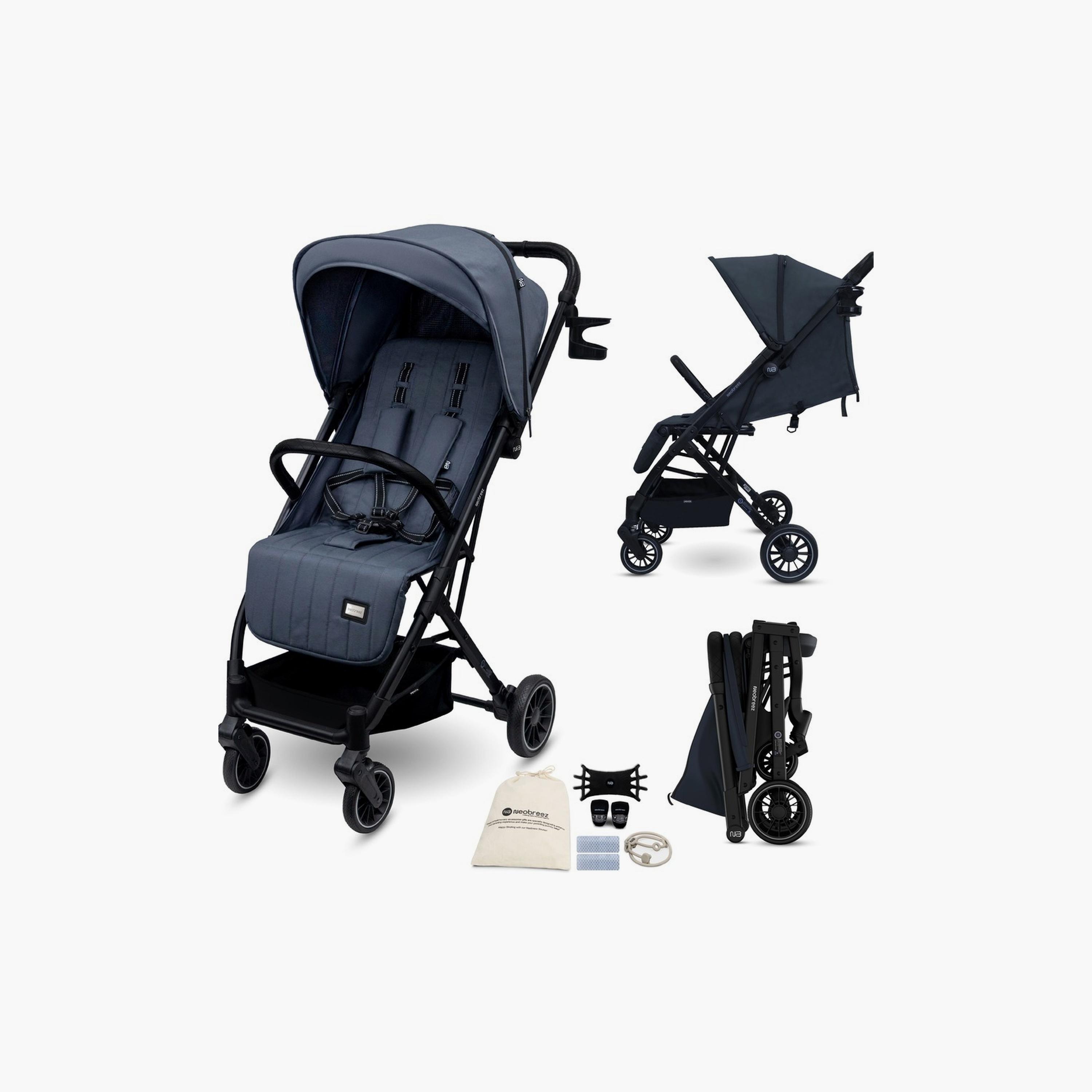 Neobreez Penta Compact Travel Stroller With Cup Holder And Canopy, 15Kg-baby-gear-strollersandprams-strollers-image-1