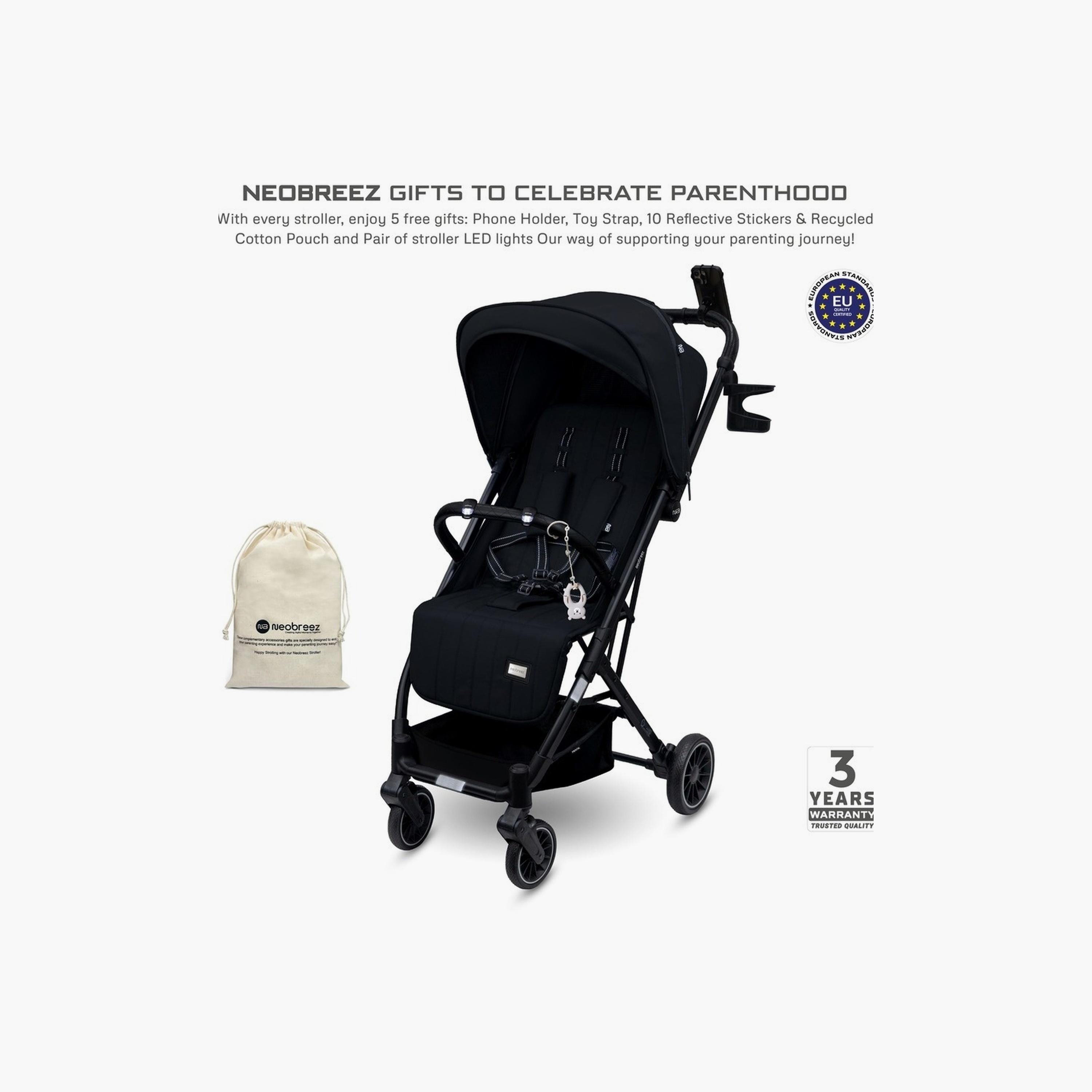 Neobreez Penta Compact Travel Stroller With Cup Holder And Canopy, 15Kg-baby-gear-strollersandprams-strollers-image-8
