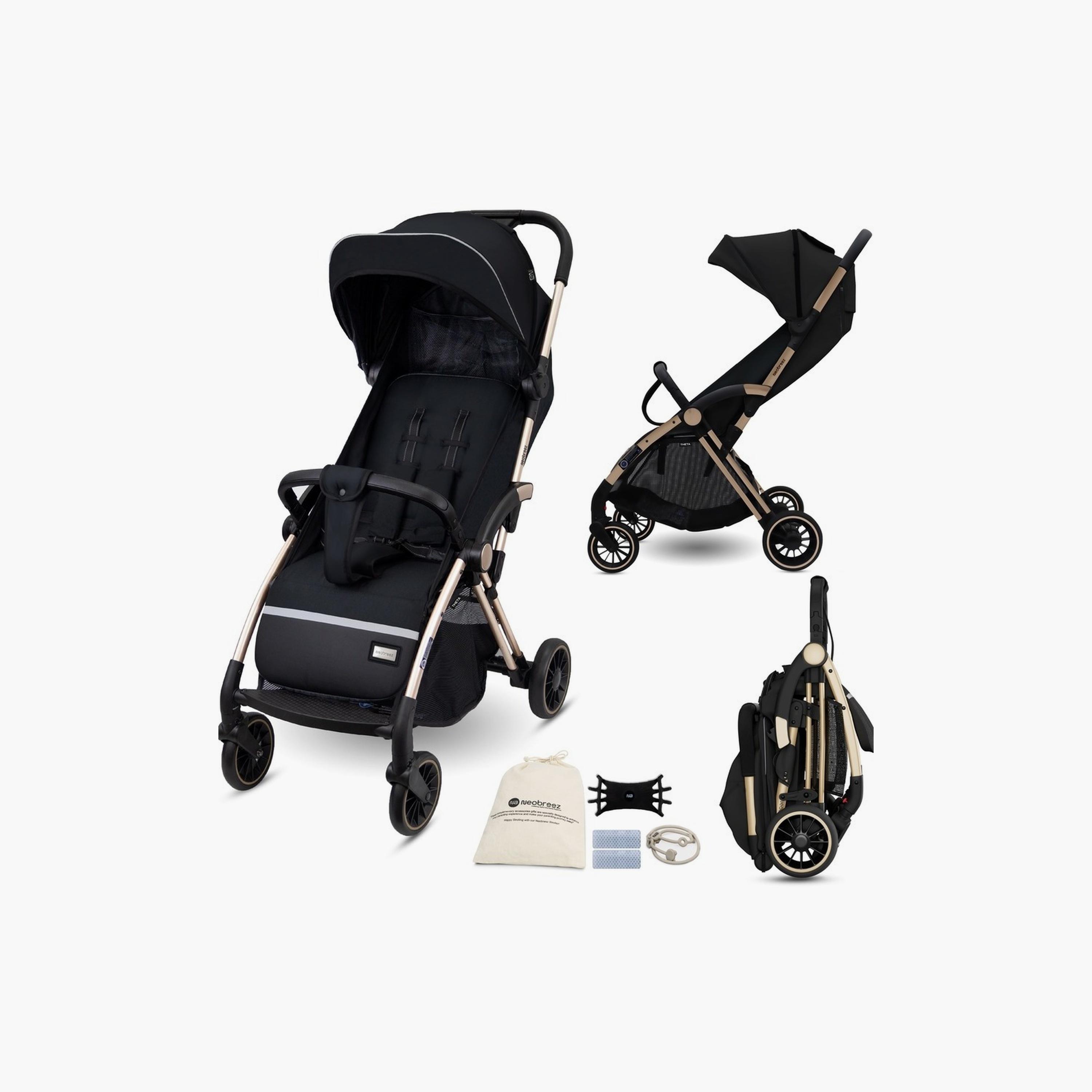 Neobreez Theta Auto Fold Compact Travel Stroller With Canopy, Up To 22Kg-baby-gear-strollersandprams-strollers-image-1
