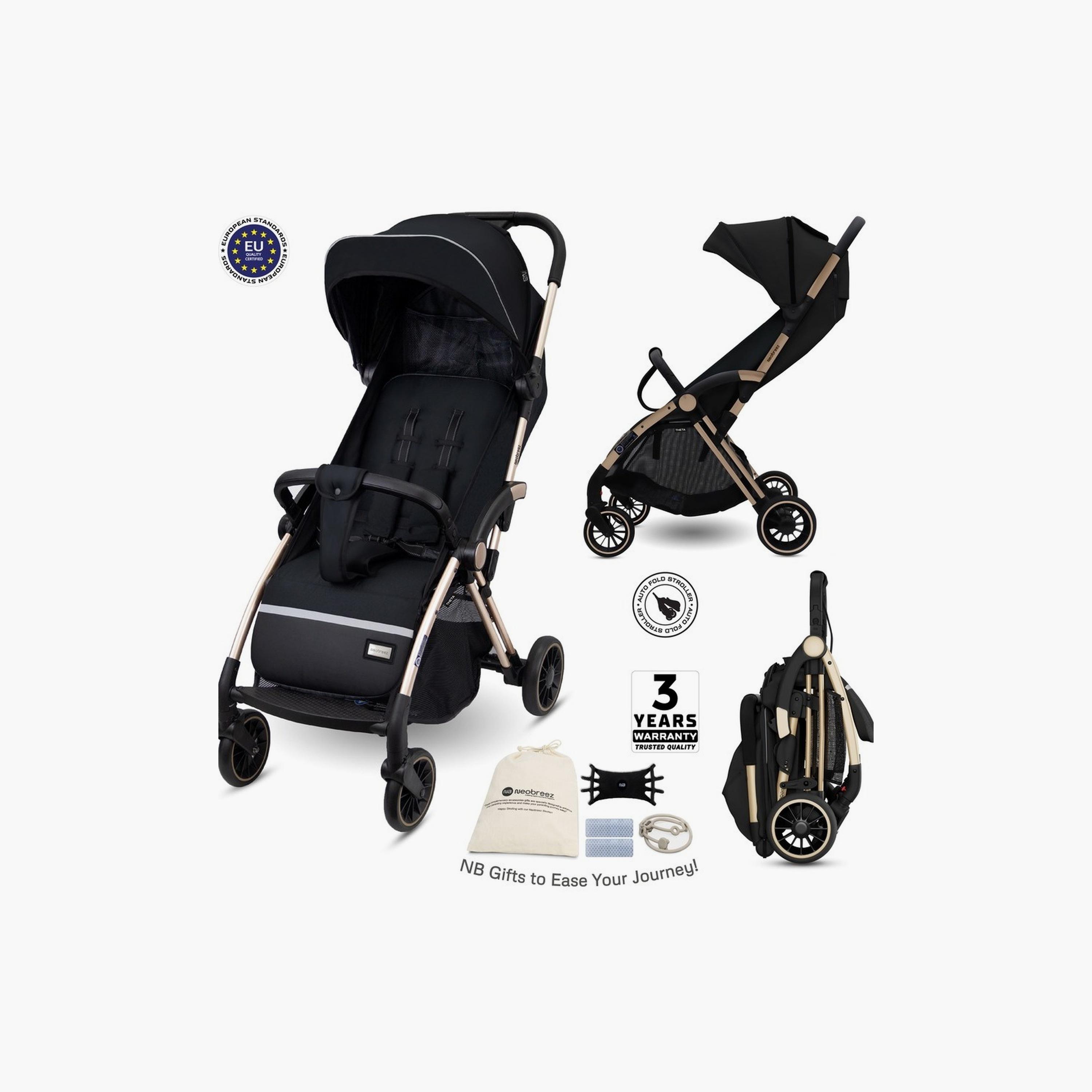 Neobreez Theta Auto Fold Compact Travel Stroller With Canopy, Up To 22Kg-baby-gear-strollersandprams-strollers-image-10