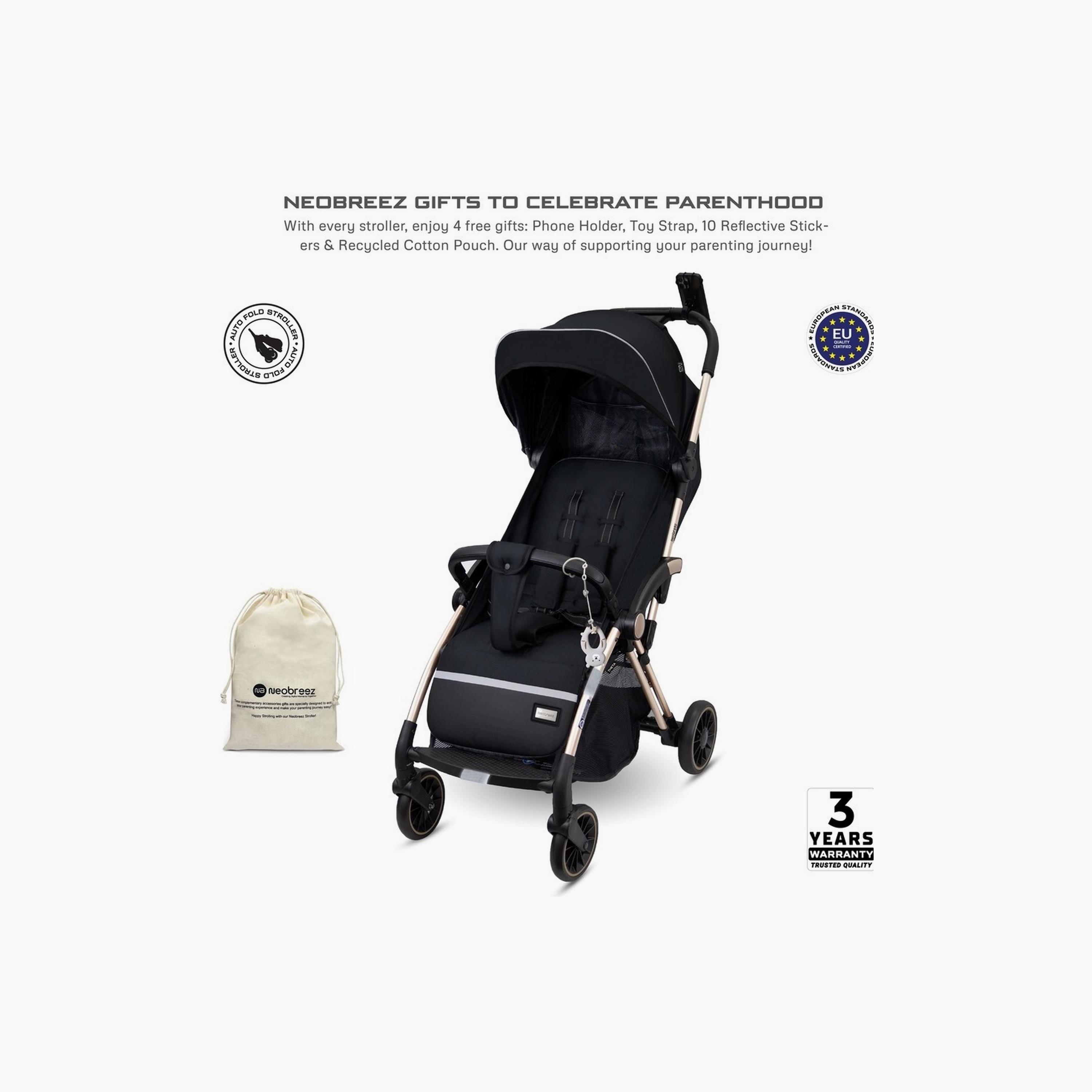 Neobreez Theta Auto Fold Compact Travel Stroller With Canopy, Up To 22Kg-baby-gear-strollersandprams-strollers-image-12