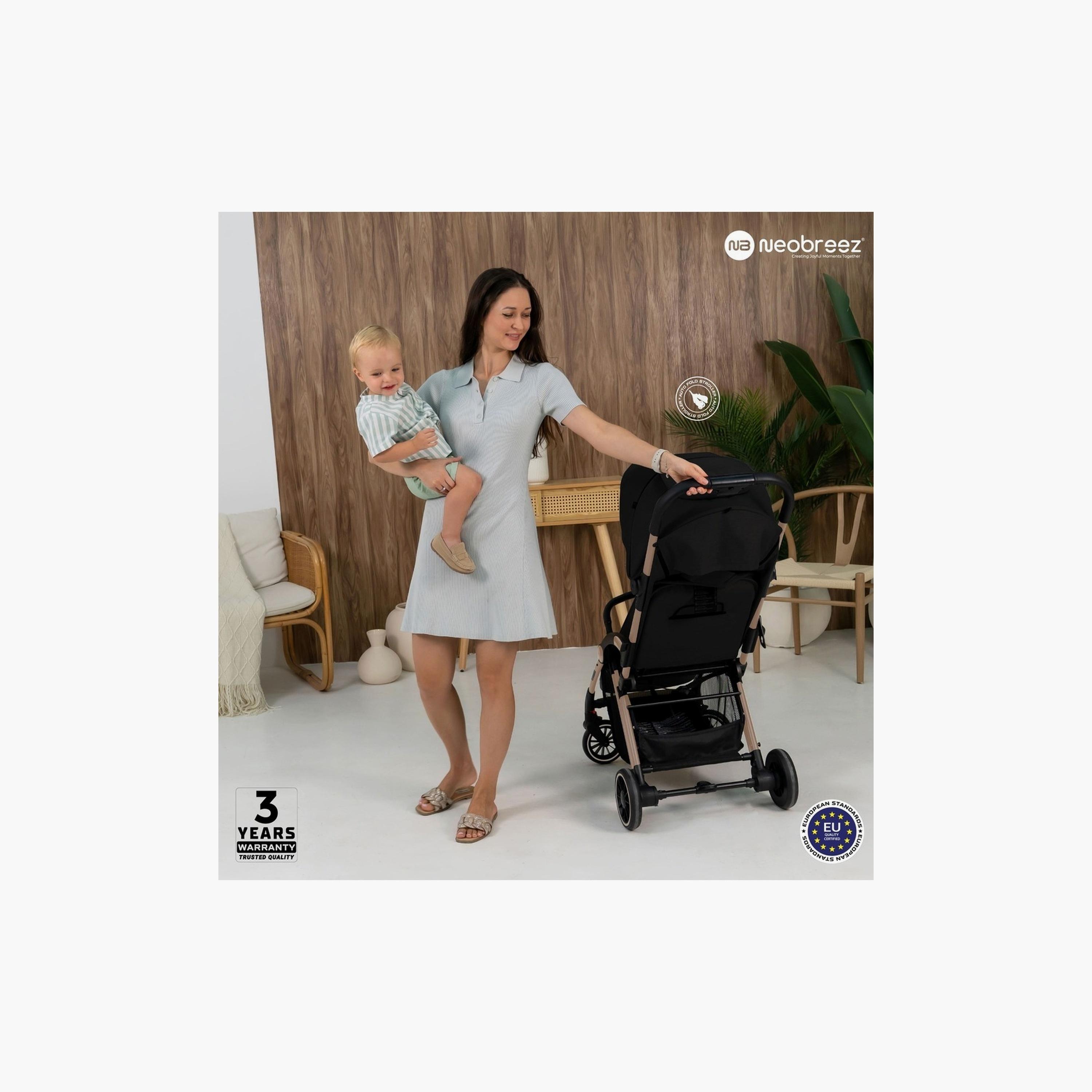 Neobreez Theta Auto Fold Compact Travel Stroller With Canopy, Up To 22Kg-baby-gear-strollersandprams-strollers-image-13