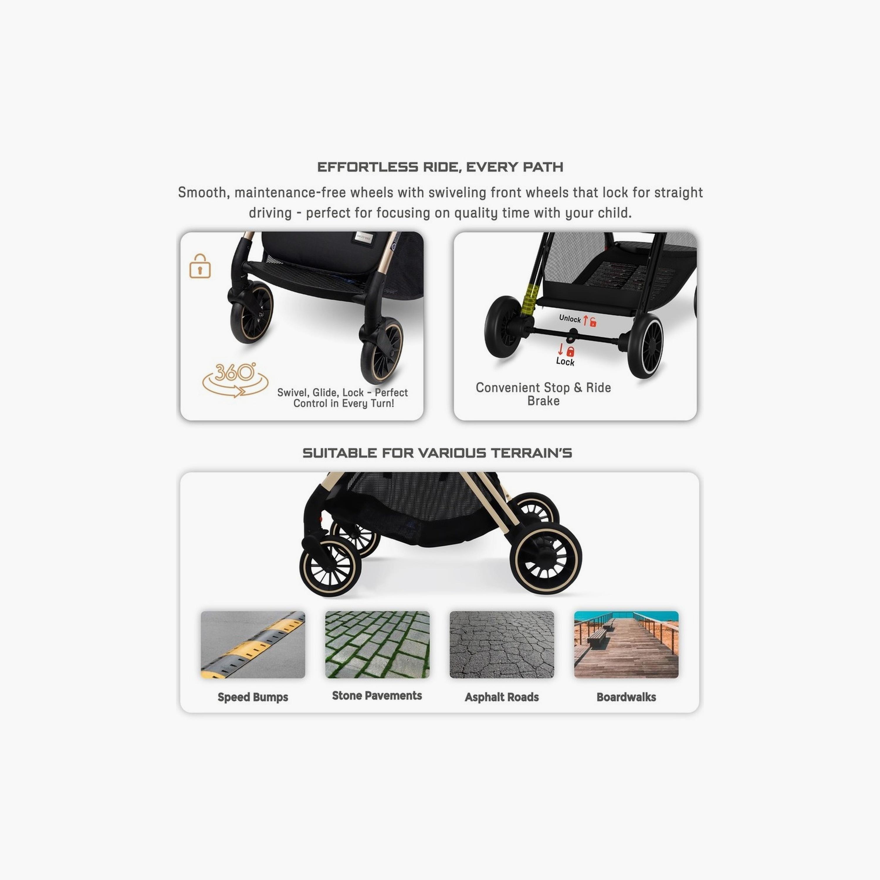 Neobreez Theta Auto Fold Compact Travel Stroller With Canopy, Up To 22Kg-baby-gear-strollersandprams-strollers-image-5