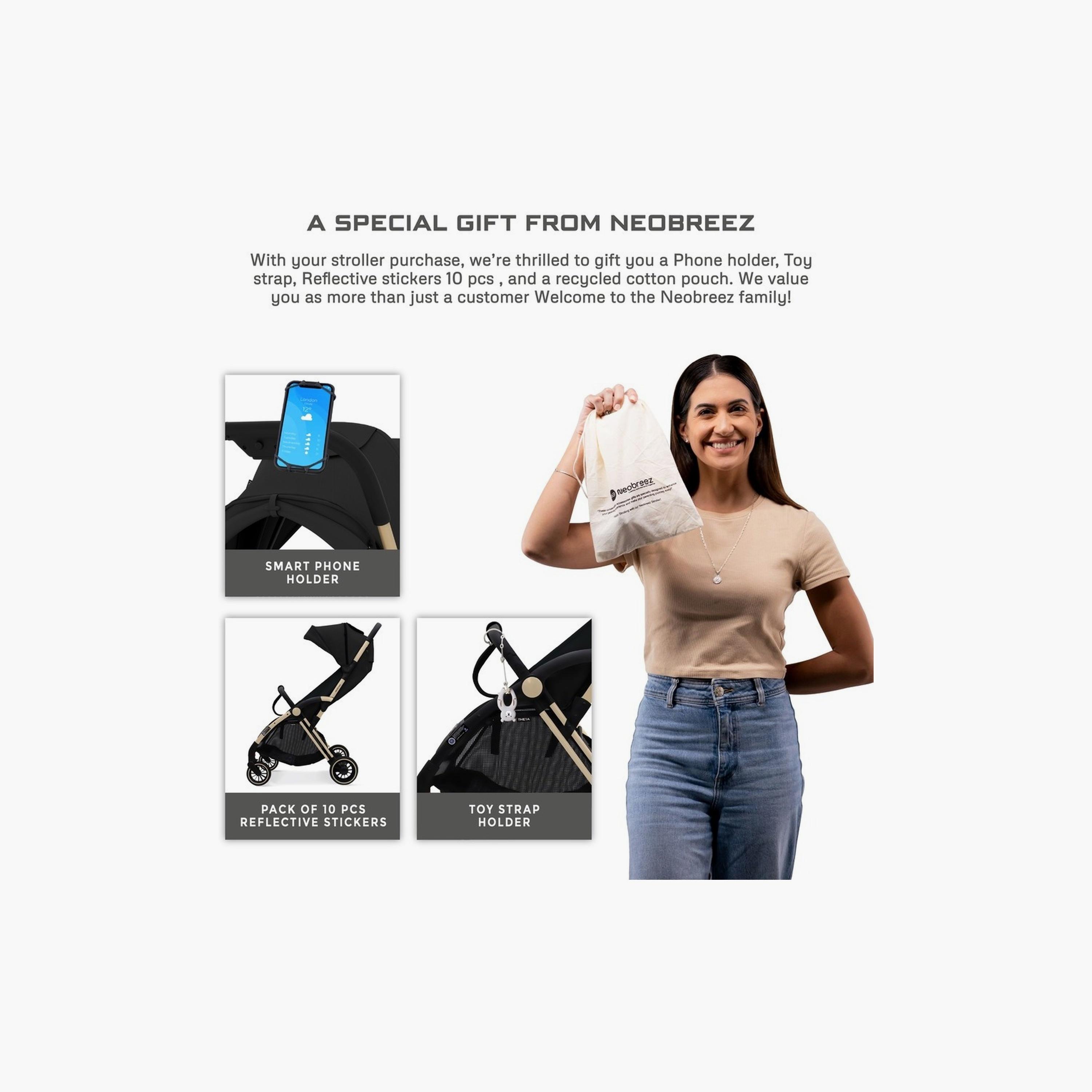 Neobreez Theta Auto Fold Compact Travel Stroller With Canopy, Up To 22Kg-baby-gear-strollersandprams-strollers-image-7